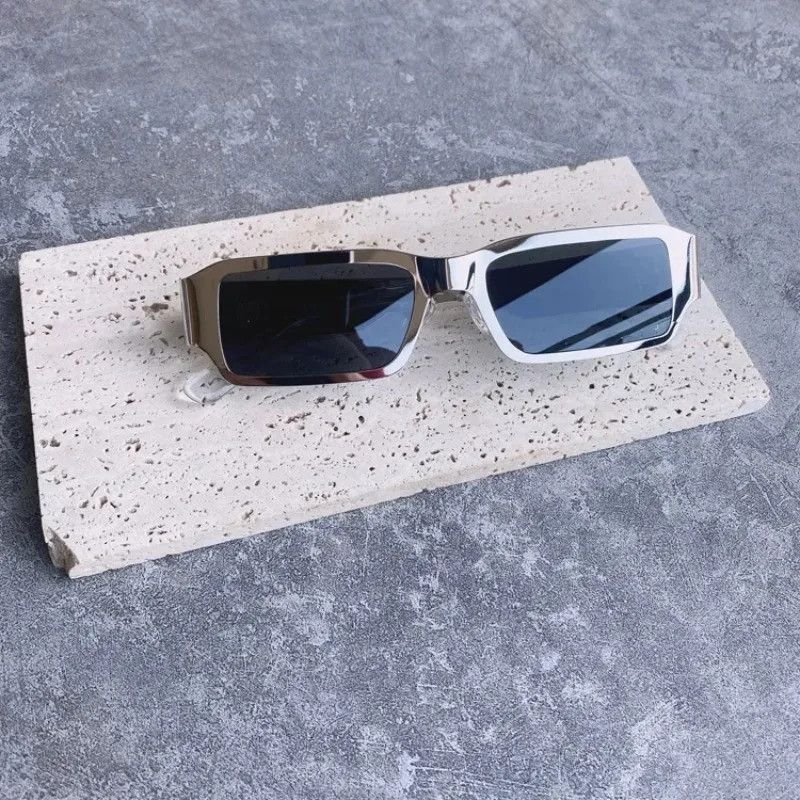 Japanese Brand Silver square sunglasses uv Size ONE SIZE - 1 Thumbnail