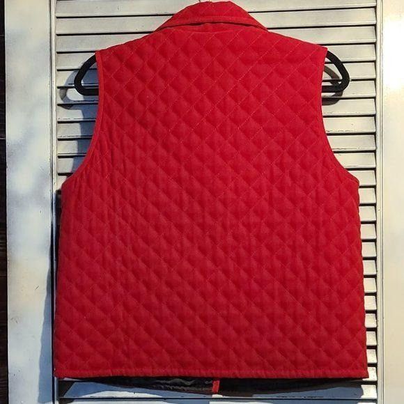 Talbots Talbots Petites Med Red Quilted Vest Size M / US 6-8 / IT 42-44 - 6 Thumbnail