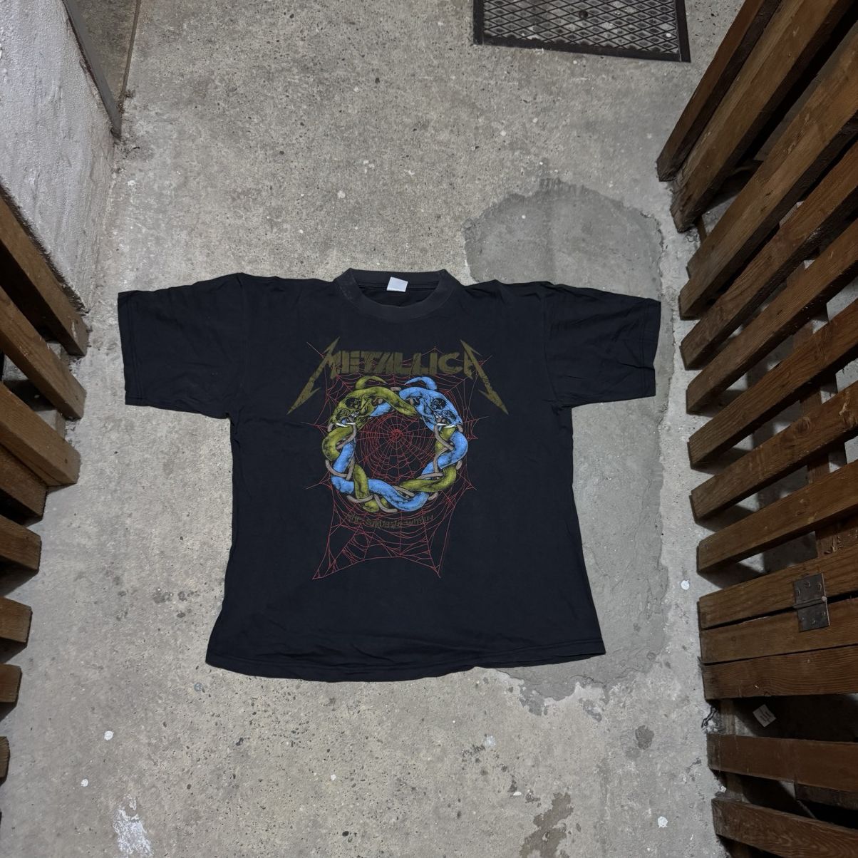 Band Tees × Vintage Vintage Metallica 1995 the struggle within t-shirt Size US XL / EU 56 / 4 - 1 Thumbnail