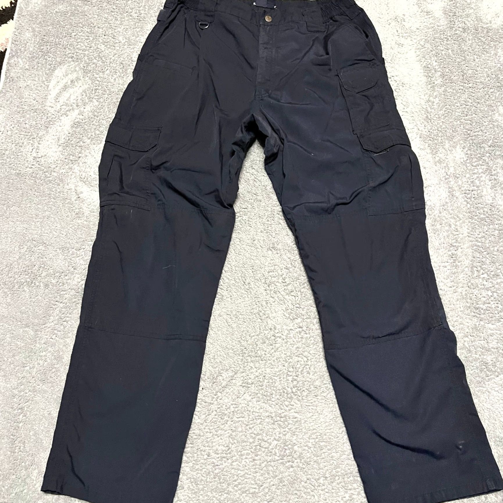 Vintage 5.11 511 Tactical Pants Mens 36 x32 Navy Blue Cargo Ripstop Taclite Size US 36 / EU 52 - 2 Thumbnail