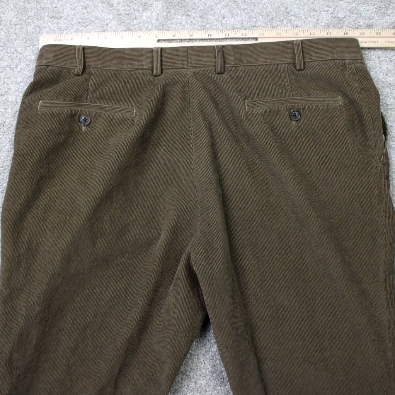Ralph Lauren LAUREN Ralph Lauren Pants Mens 38x30 Brown Corduroy Flat Front 100% Cotton Chino Dress Pants Men Size US 38 / EU 54 - 6 Thumbnail