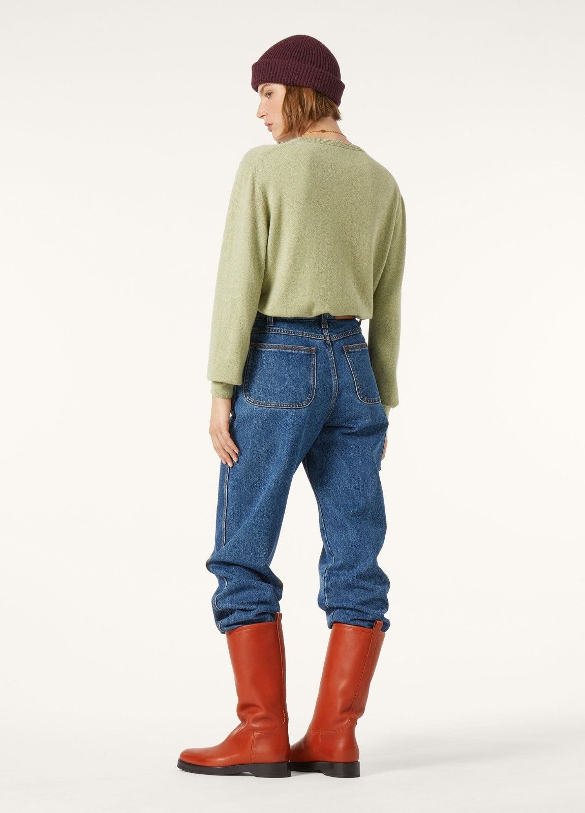 Loro Piana o1srvl11e0526 FAQ0619 Arona Crewneck Sweater in Light Green Size M / US 6-8 / IT 42-44 - 2 Thumbnail