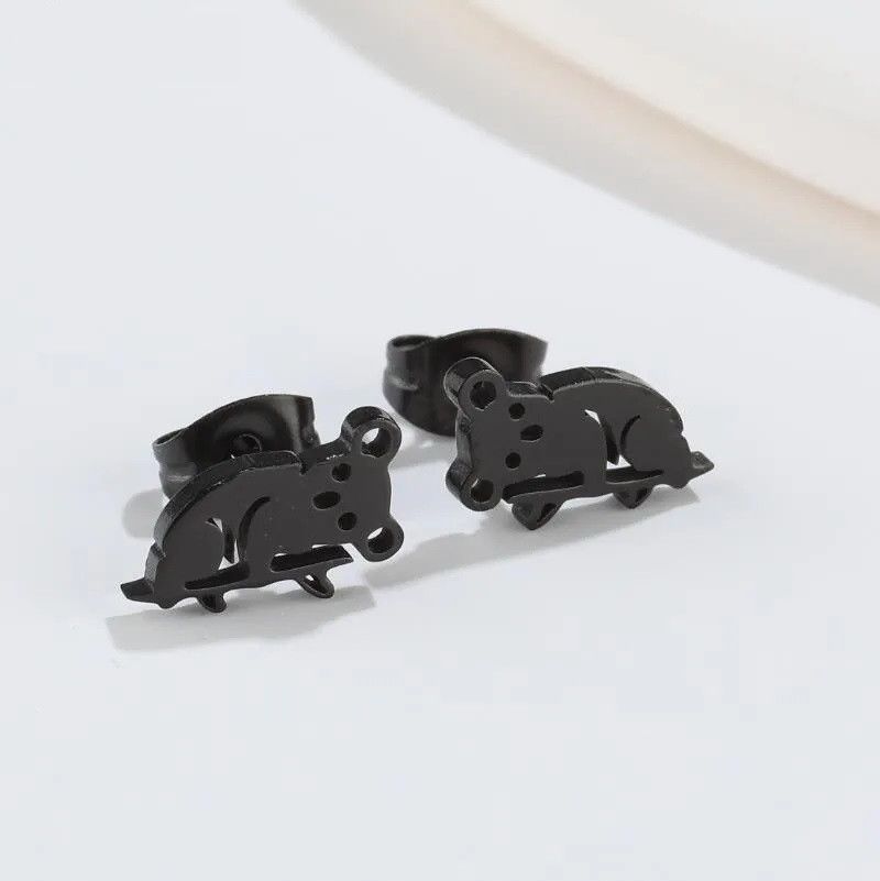 Jewelry Koala Mini Stud Earrings Charm Earring Gift Size ONE SIZE - 1 Preview