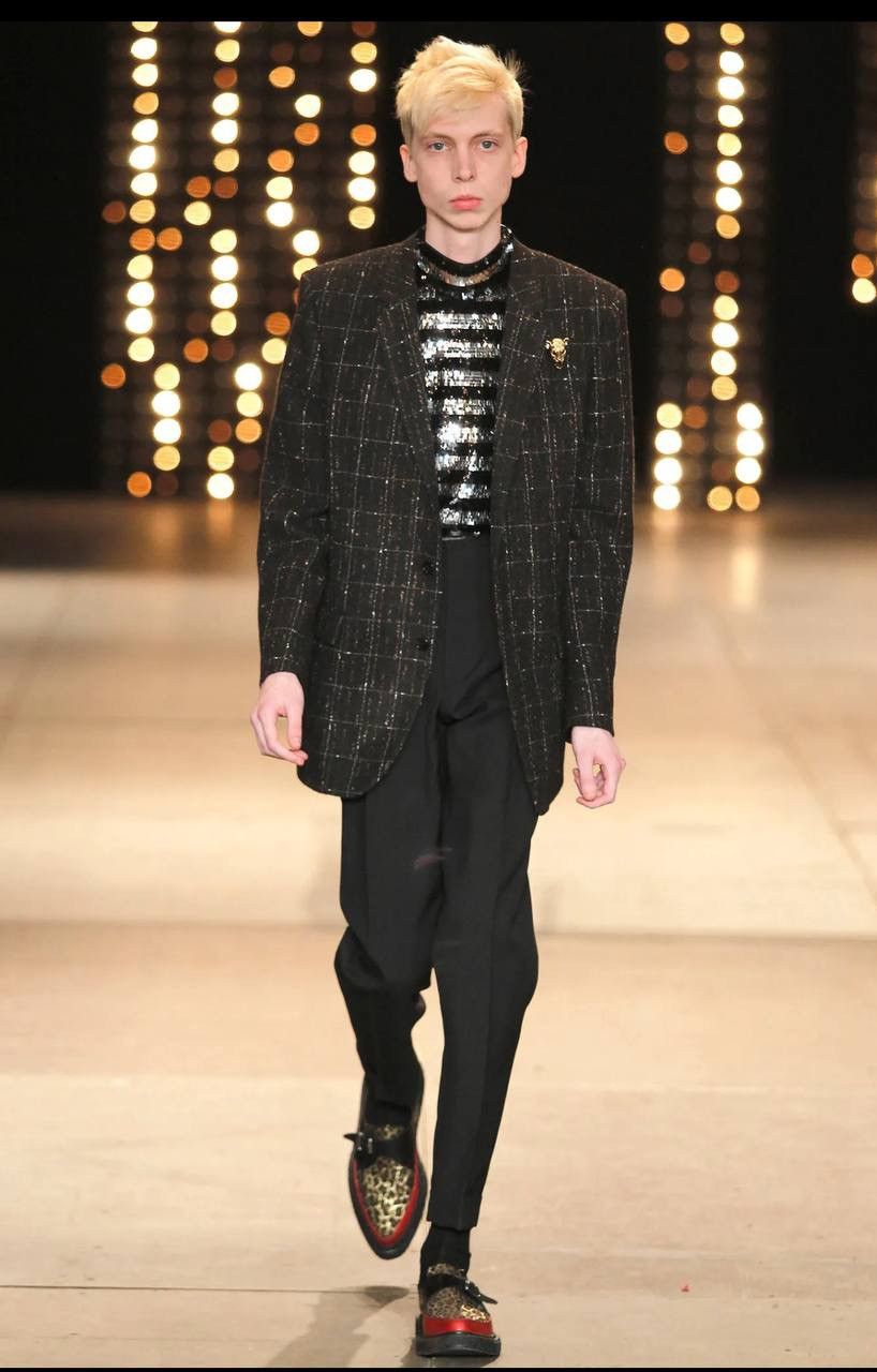 Saint Laurent Paris Saint Laurent FW14 Creepers Leopard