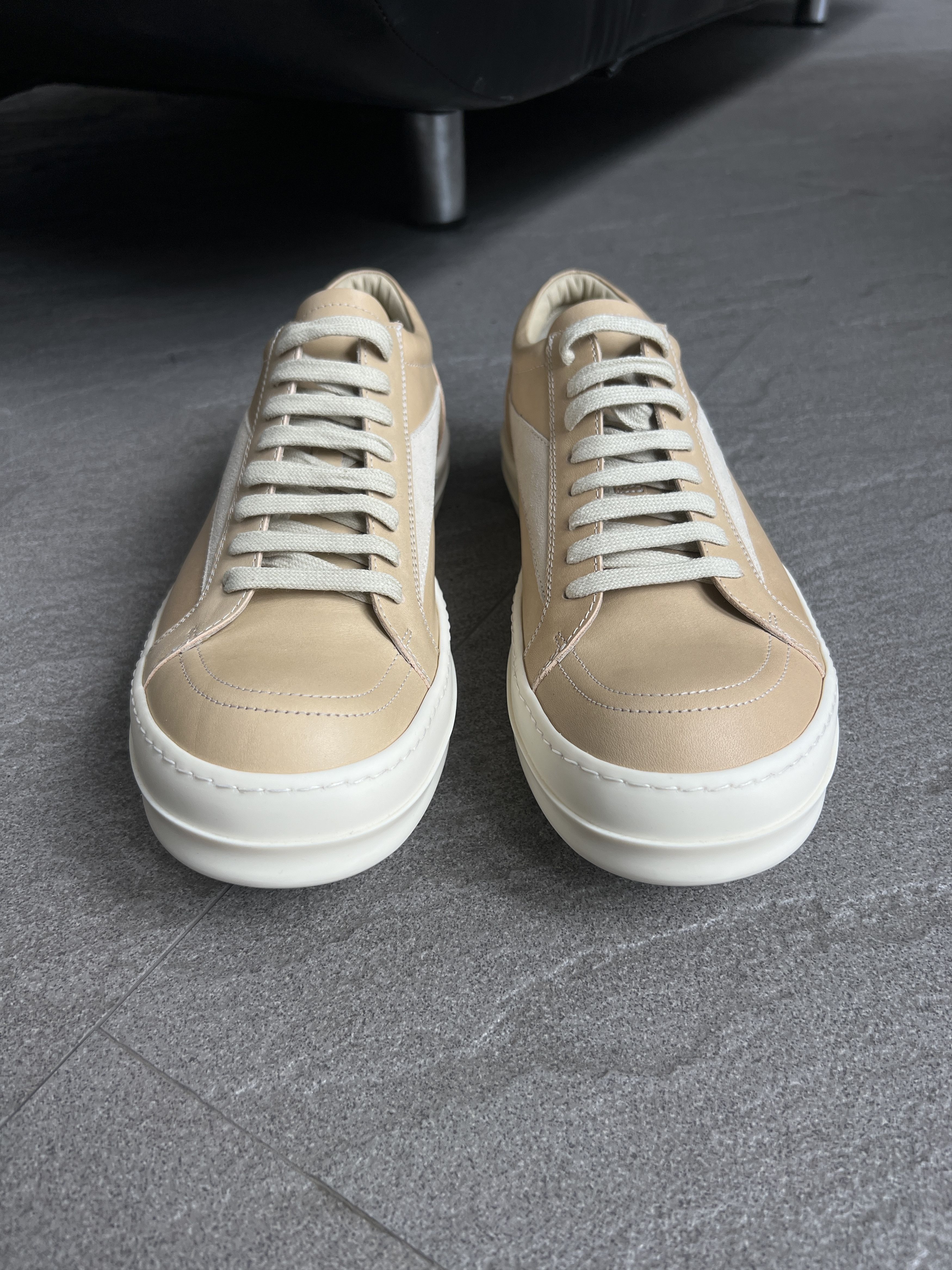 Rick Owens Rick Owens Vans Vintage Sneaks Parchment Milk EU44 New Size US 11 / EU 44 - 3 Thumbnail