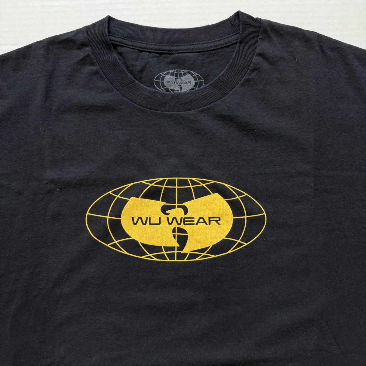 Wu-Tang Clan 🔴Wu-Wear Shirt Size 2XL Black Yellow Wu-Tang Clan Gza U-God Size US XXL / EU 58 / 5 - 2 Thumbnail