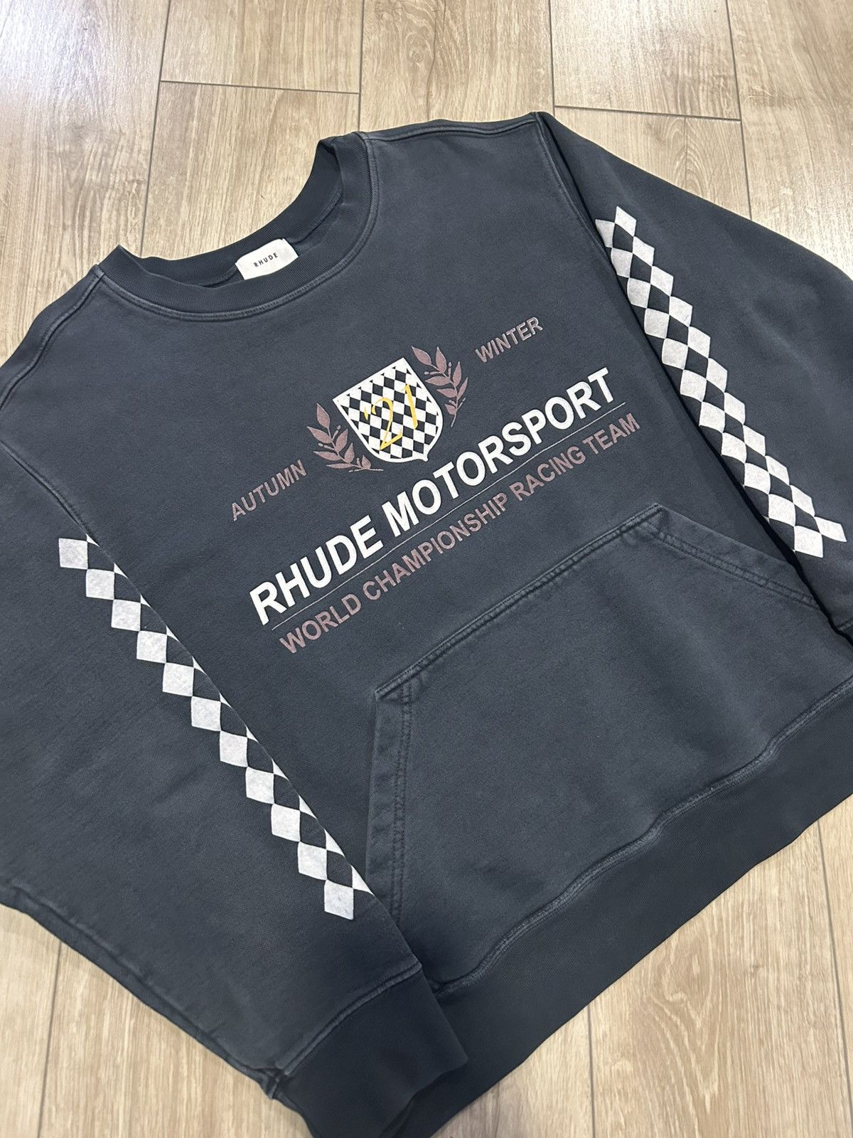 Rhude Rhude Motorsports World Championship Racing Team Crewneck Size US L / EU 52-54 / 3 - 2 Thumbnail