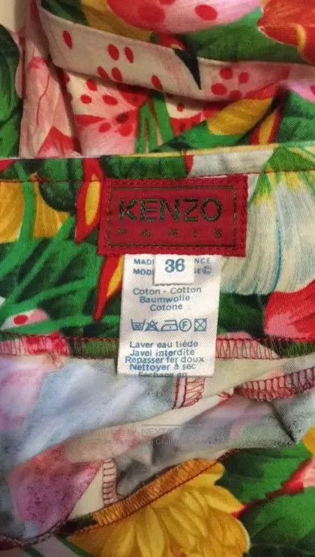 Kenzo KENZO 1992SS Floral Skirt S . Size 24" / US 00 / IT 34 - 4 Thumbnail