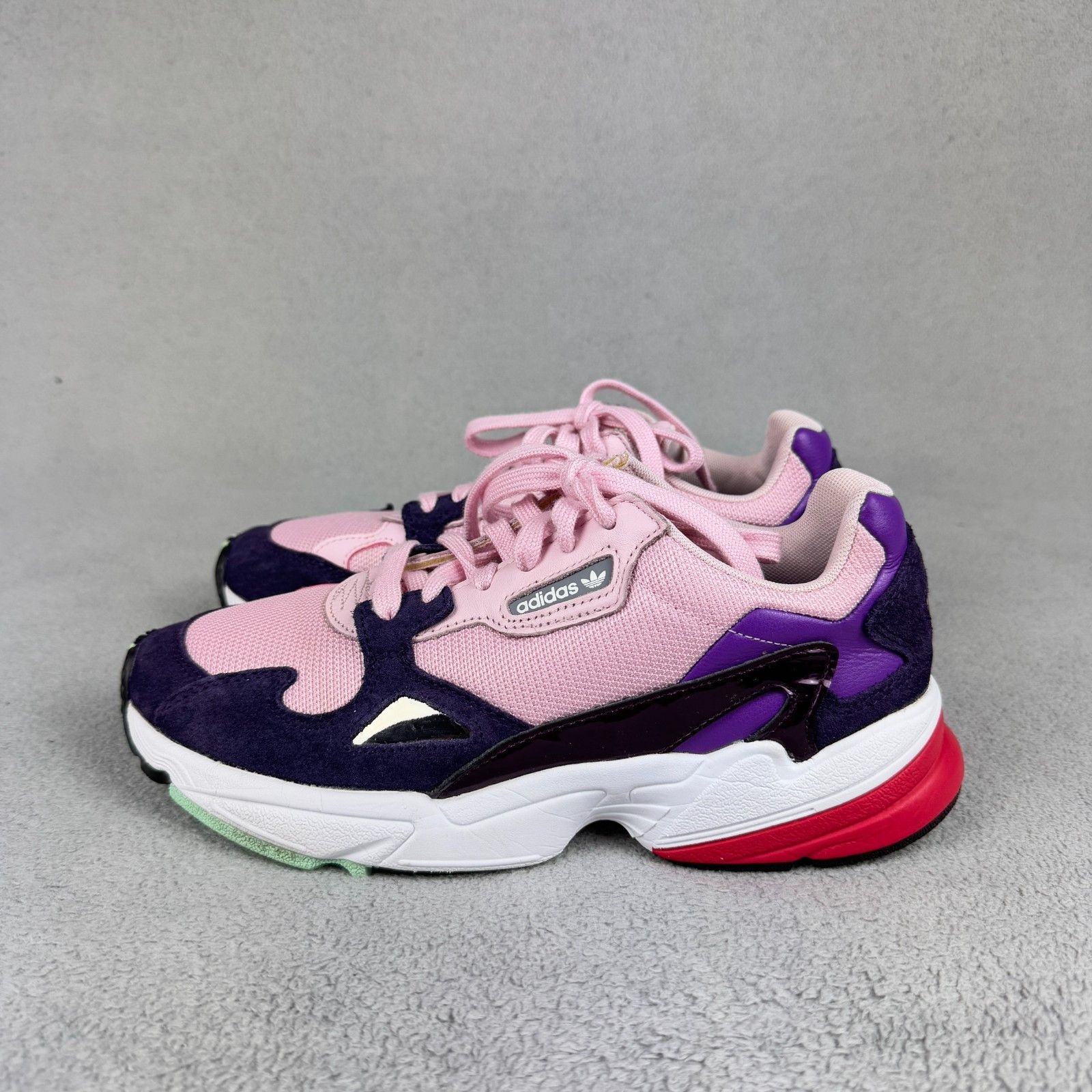 Adidas Adidas Falcon Pink Purple Navy Chunky Dad Sneaker Size US 8 / IT 38 - 1 Thumbnail
