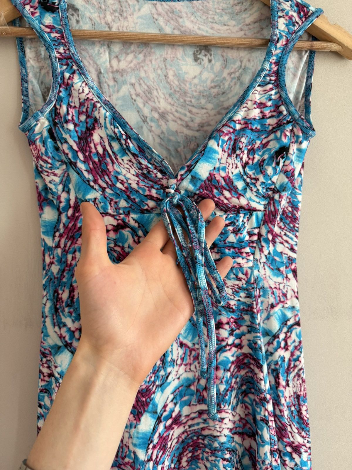 Just Cavalli Just Cavalli Abstract Print Tie Front Top Size S / US 4 / IT 40 - 8 Thumbnail