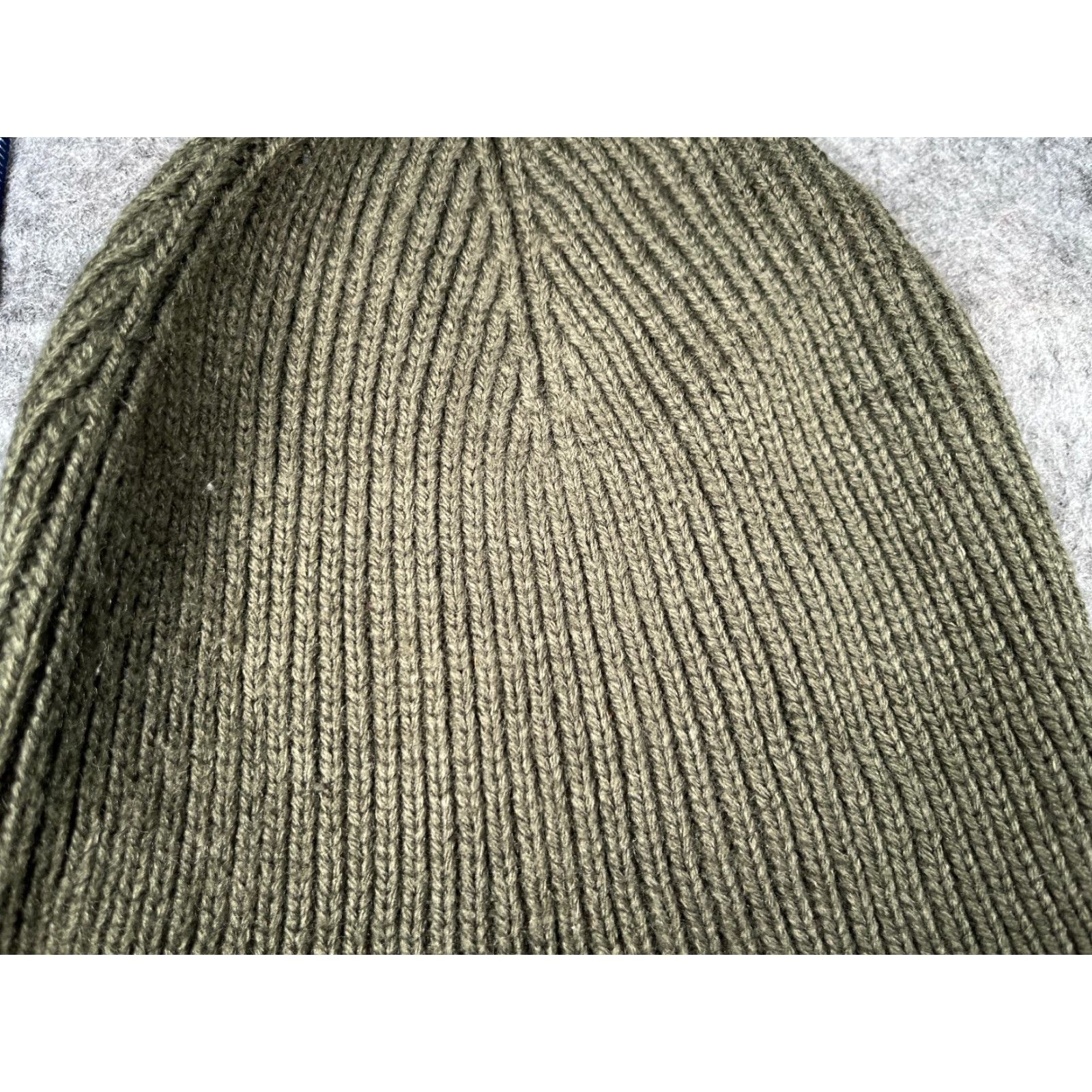 Vintage VINTAGE Beanie Toque Adult One Size Green Knit Acrylic Blend Winter Snow Ski Size ONE SIZE - 2 Thumbnail