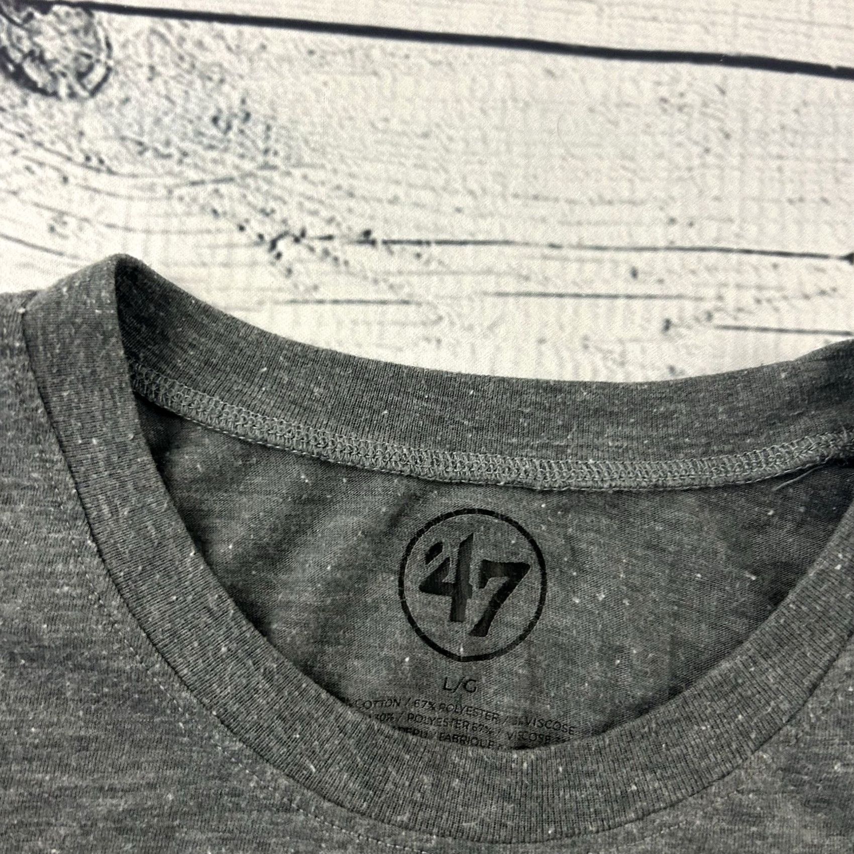 47 47 Colorado Rockies Baseball Short Sleeve T-Shirt Mens Large Gray Size US L / EU 52-54 / 3 - 2 Thumbnail