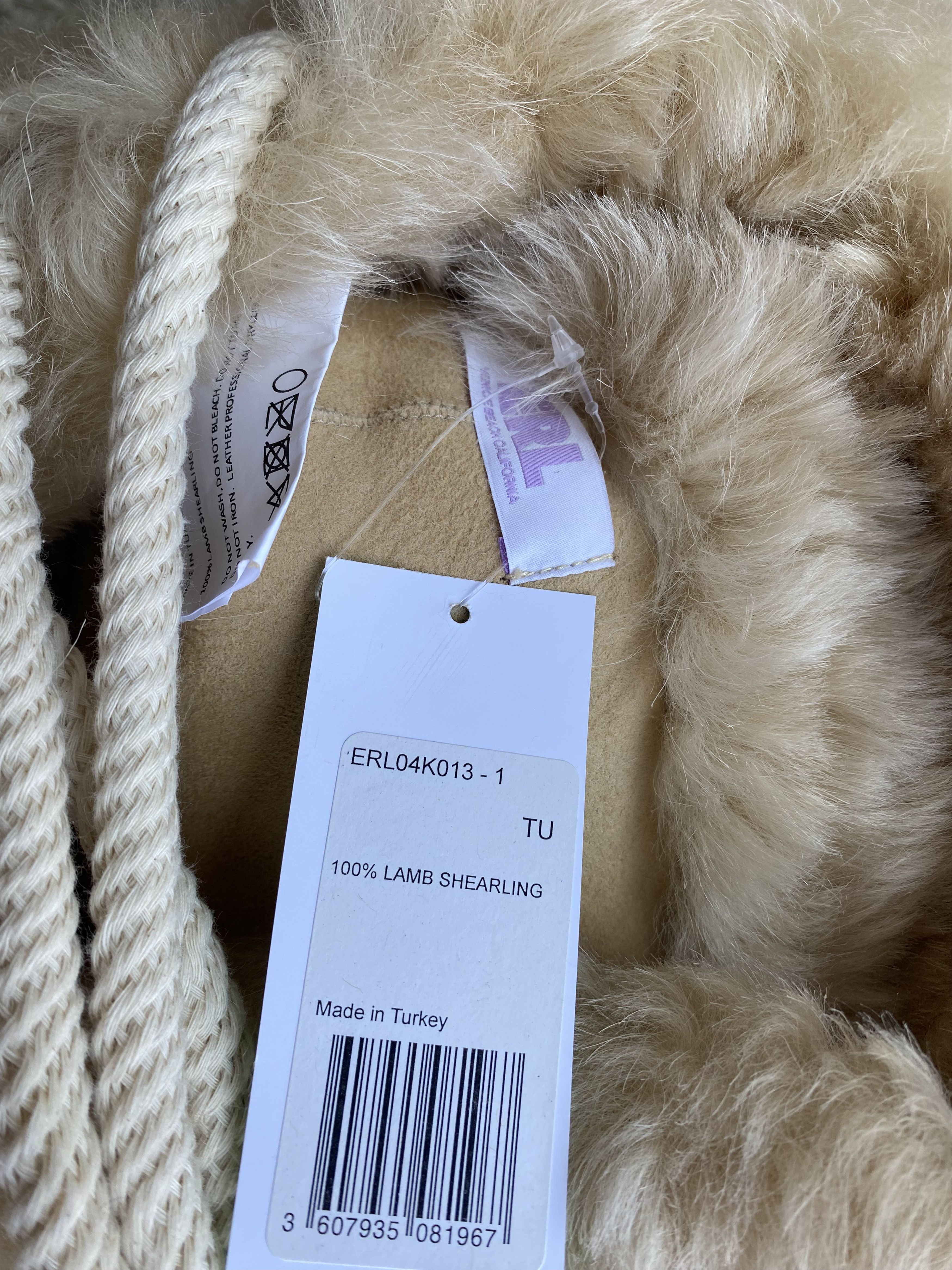 ERL ERL Shearling Tote Bag Size ONE SIZE - 10 Thumbnail