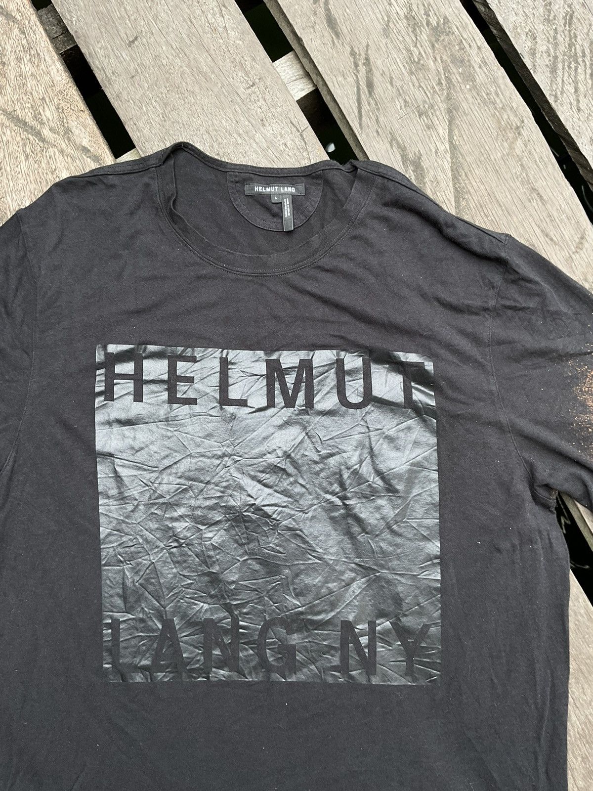 Helmut Lang Rare assymetry helmut lang acid wash skull Size US L / EU 52-54 / 3 - 3 Thumbnail