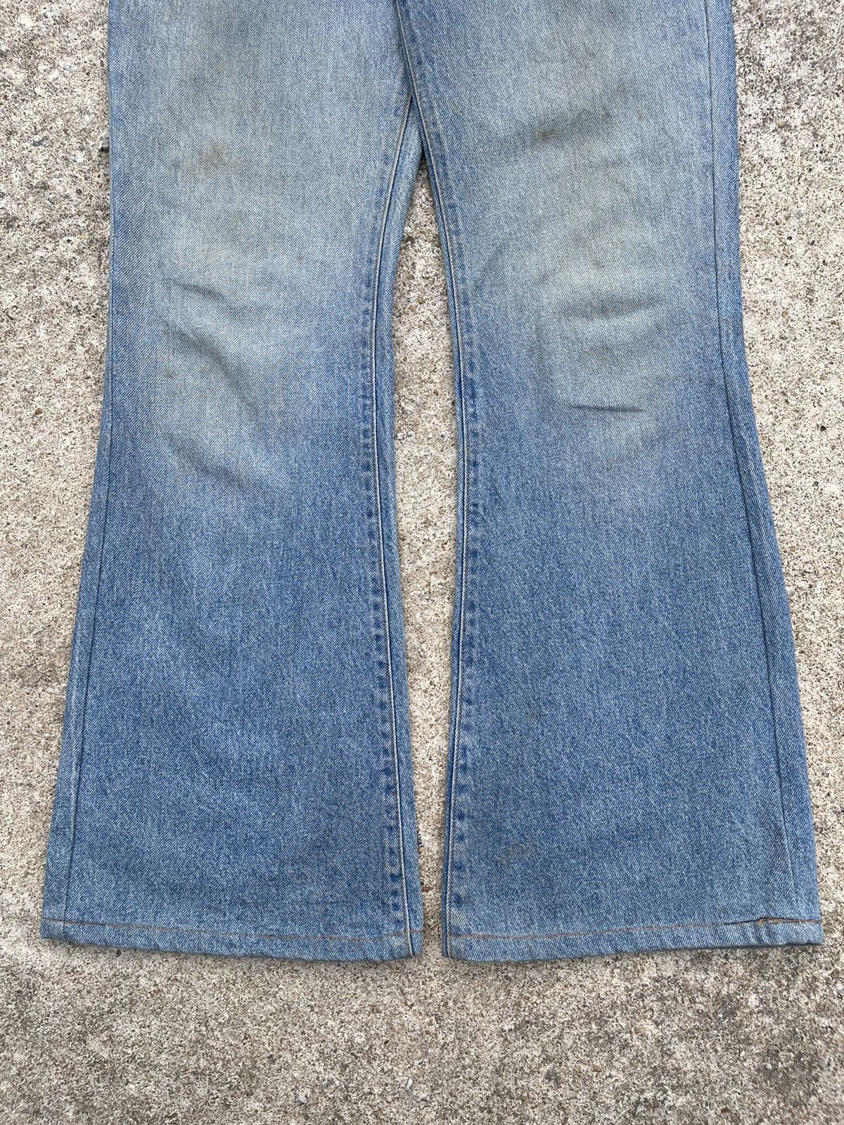 Japanese Brand 🔥 Mocking Bird Japan Bot-Cut Rusty Distressed Denim W29🔥 Size 29" - 4 Thumbnail