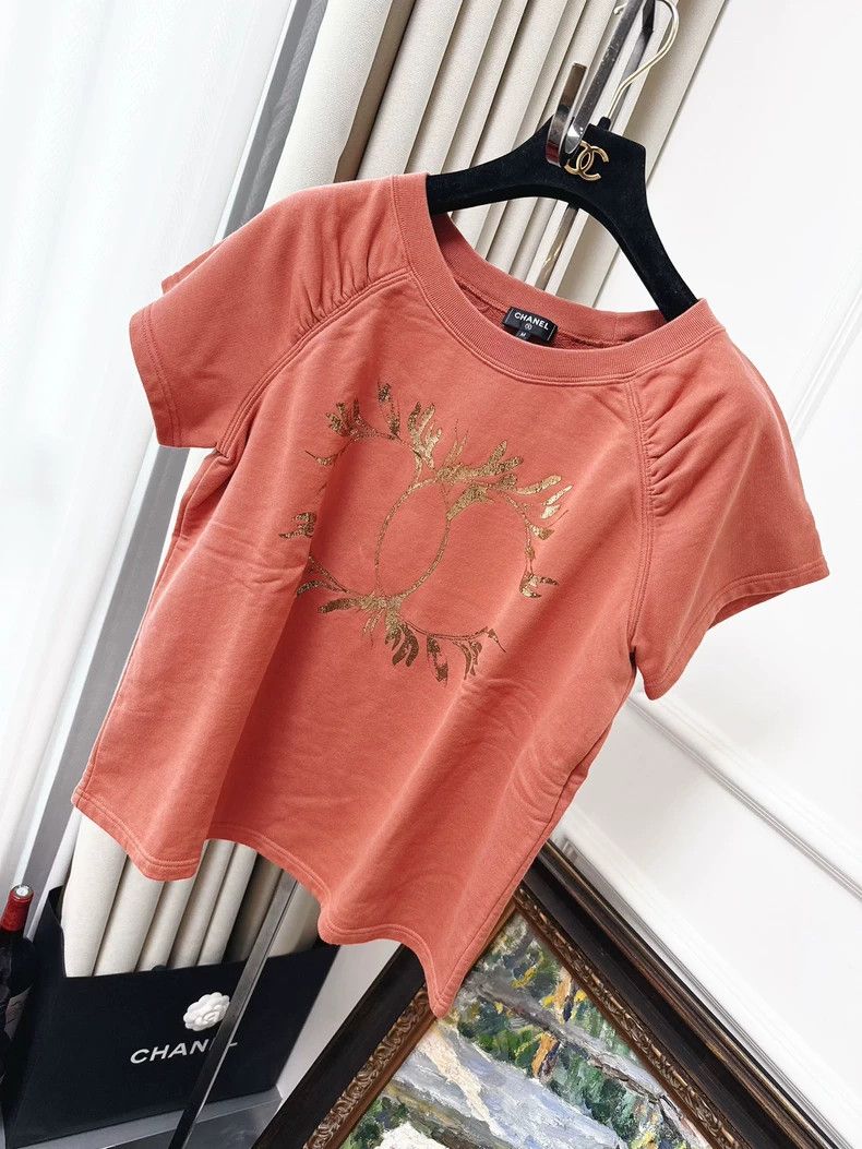 Chanel Chanel 18C Show Gold Laurel Short-Sleeve Top - dmc Size US M / EU 48-50 / 2 - 1 Thumbnail