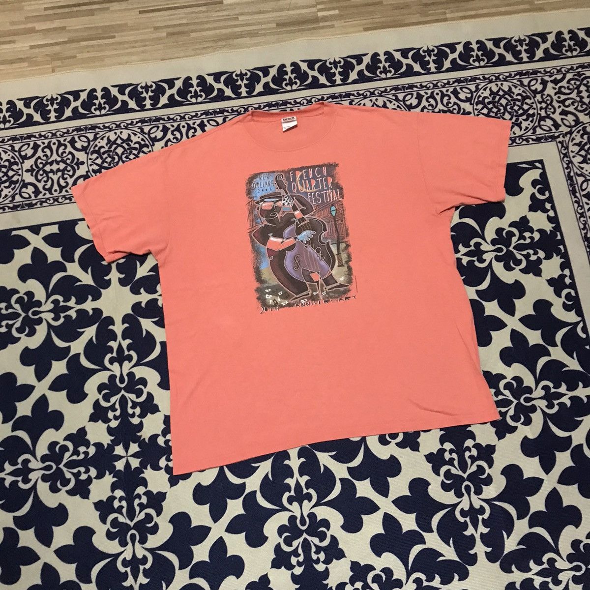 Vintage VINTAGE FRENCH QUARTER FESTIVAL 20TH ANNIVERSARY 00s TEE Size US XL / EU 56 / 4 - 1 Thumbnail