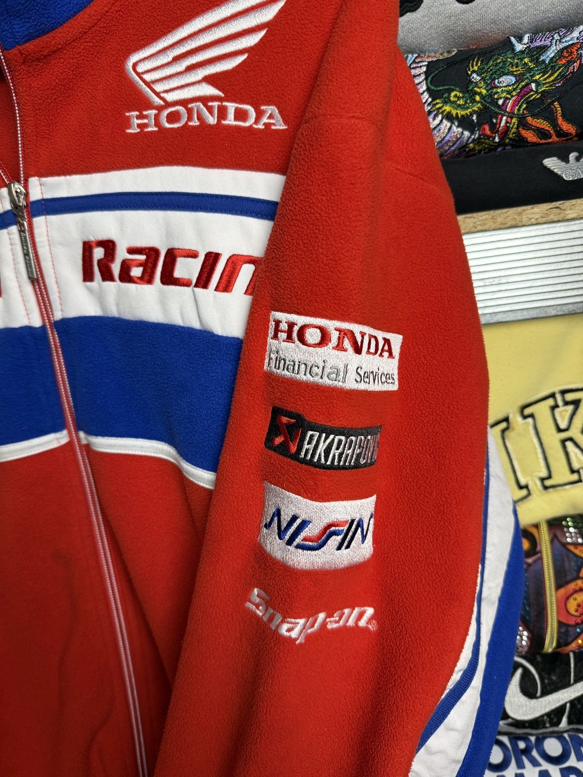 Honda Vintage Honda Racing Fleece Zip Jacket Size M Size US M / EU 48-50 / 2 - 9 Thumbnail
