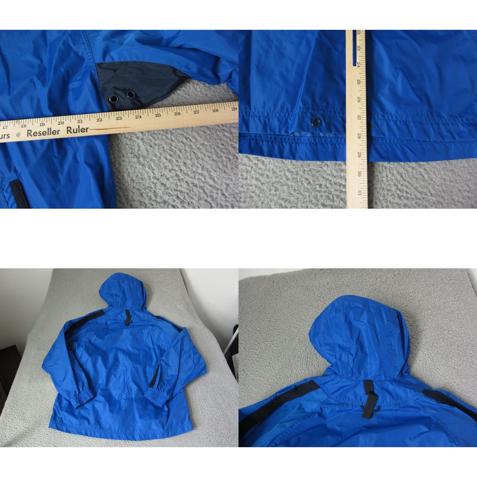 Nike VINTAGE Nike Jacket Mens M Blue 90s Windbreaker Zip Hooded Swoosh Featured Gift-Ready Size US M / EU 48-50 / 2 - 8 Thumbnail