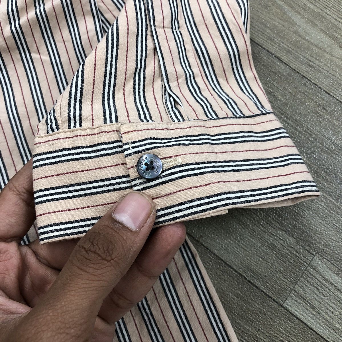 Burberry × Japanese Brand × Vintage Burberry London Striped Button Shirt Women Size M / US 6-8 / IT 42-44 - 9 Thumbnail
