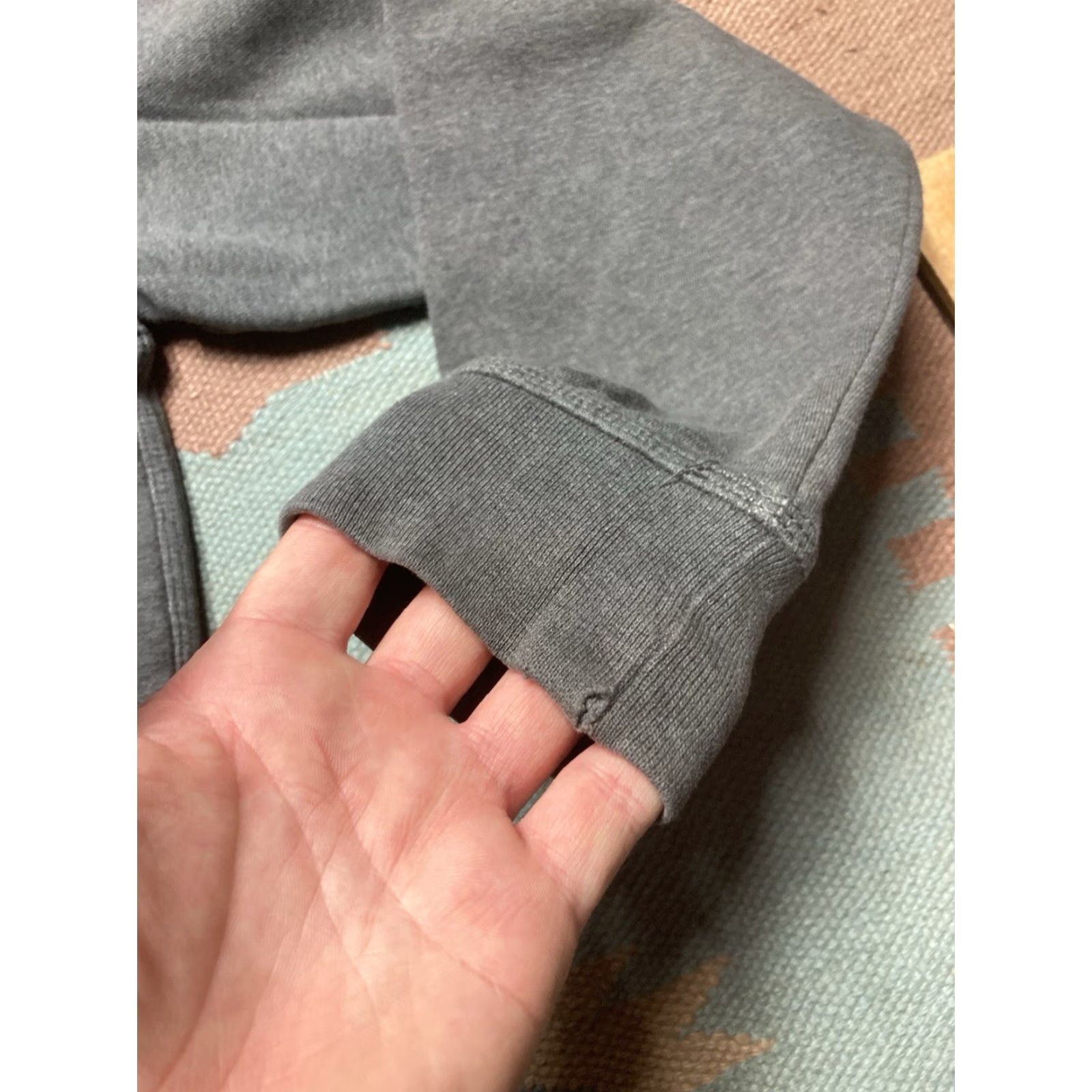 Nike VINTAGE Nike pullover hoodie sweatshirt swoosh check logo gray blank medium Size US M / EU 48-50 / 2 - 5 Thumbnail
