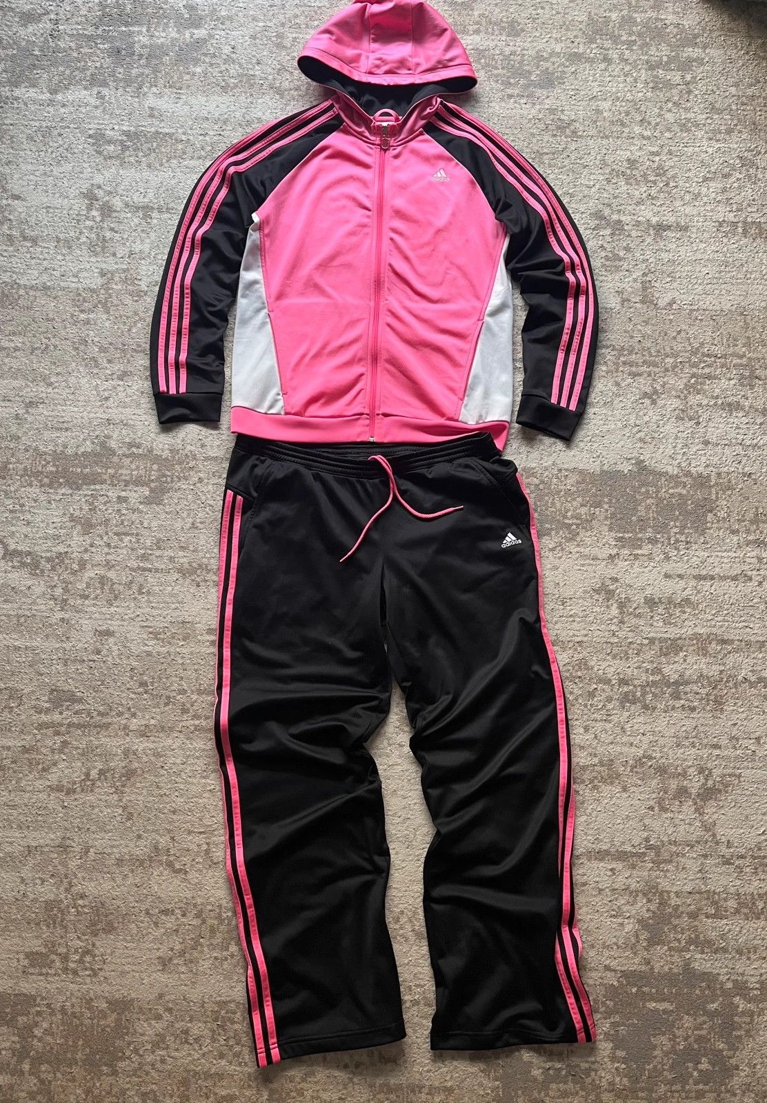 Adidas Adidas 2012 Track Suit Jacket + Pants Sz L Rare Size L / US 10 / IT 46 - 1 Thumbnail