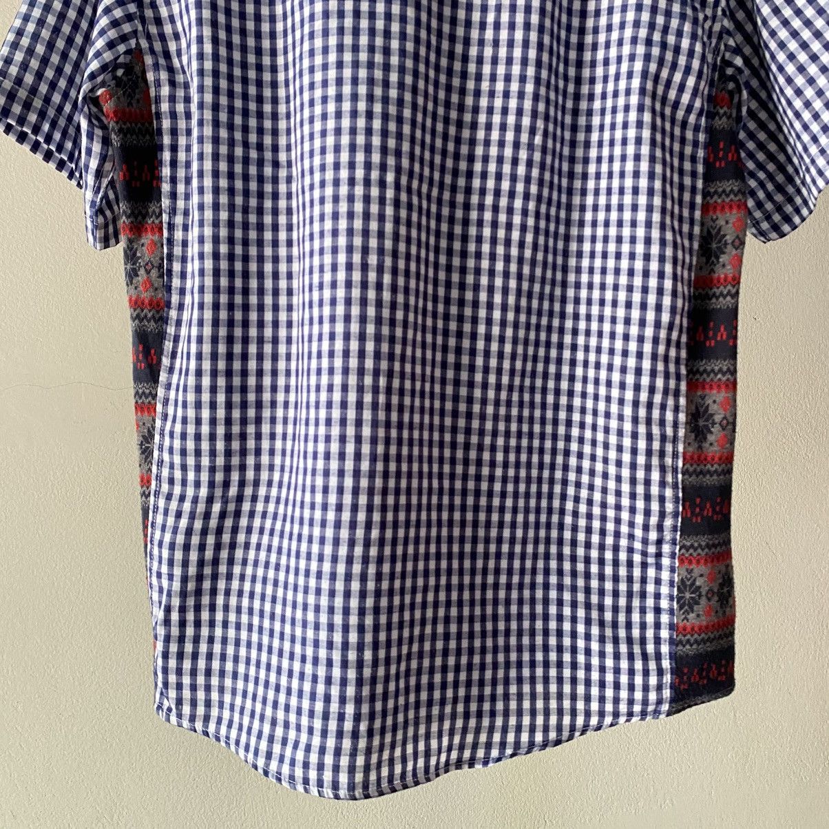 Comme des Garcons × Comme des Garcons Homme Plus COMME des GARCONS Patchwork Checkered Fusion Shirt Size US L / EU 52-54 / 3 - 4 Thumbnail