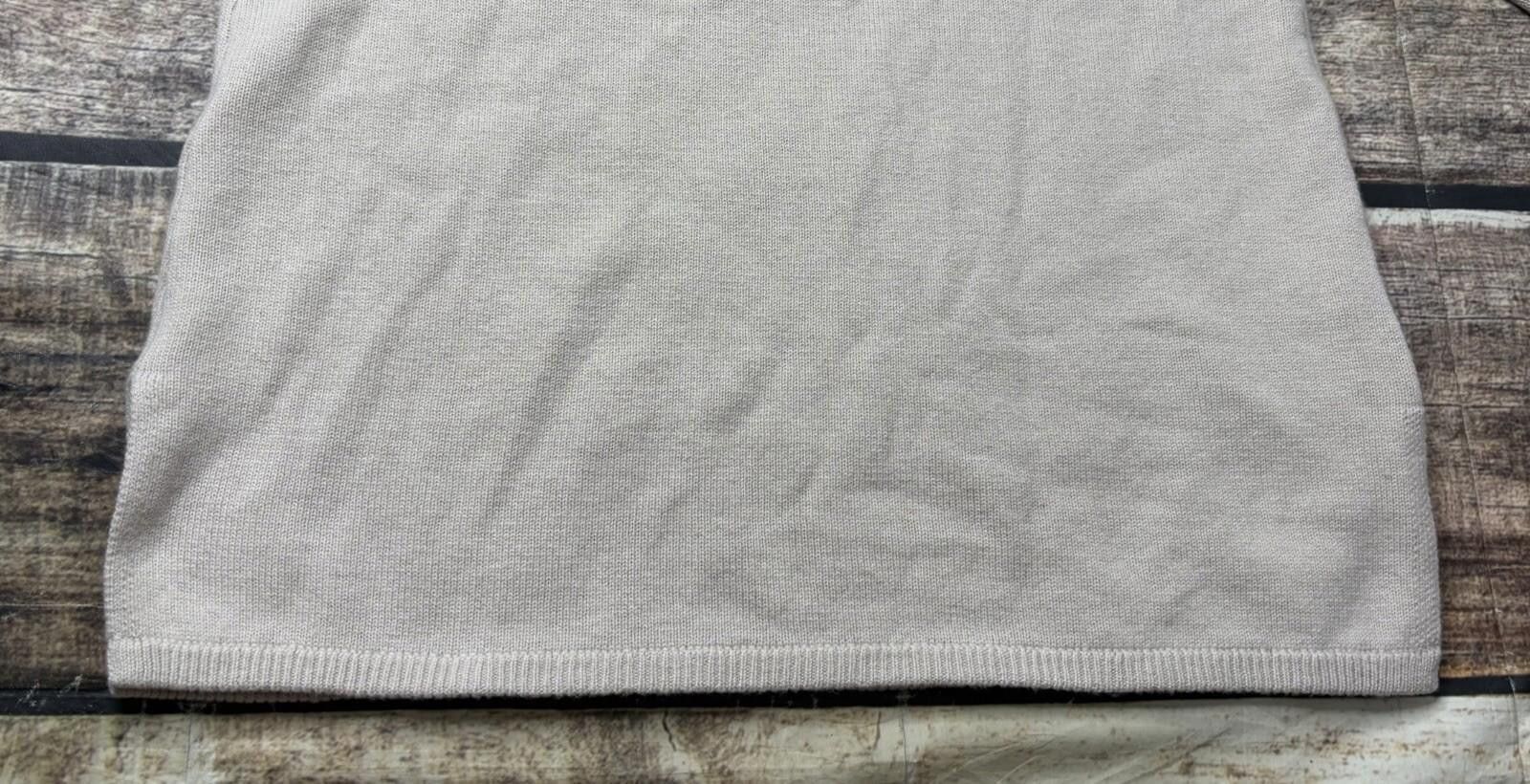 Other Sail to Sable Sweater Women's Medium 100% Wool V-Neck Ivory Size M / US 6-8 / IT 42-44 - 7 Thumbnail