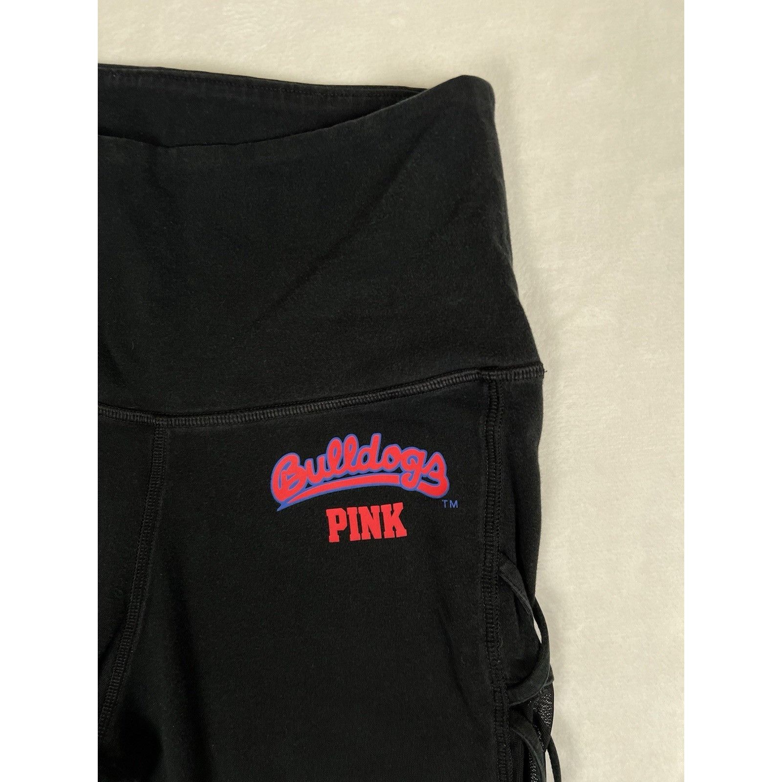 Victoria's Secret Fresno State Bulldogs Victoria's Secret PINK Size Small Blac Size 24" / US 00 / IT 34 - 2 Thumbnail