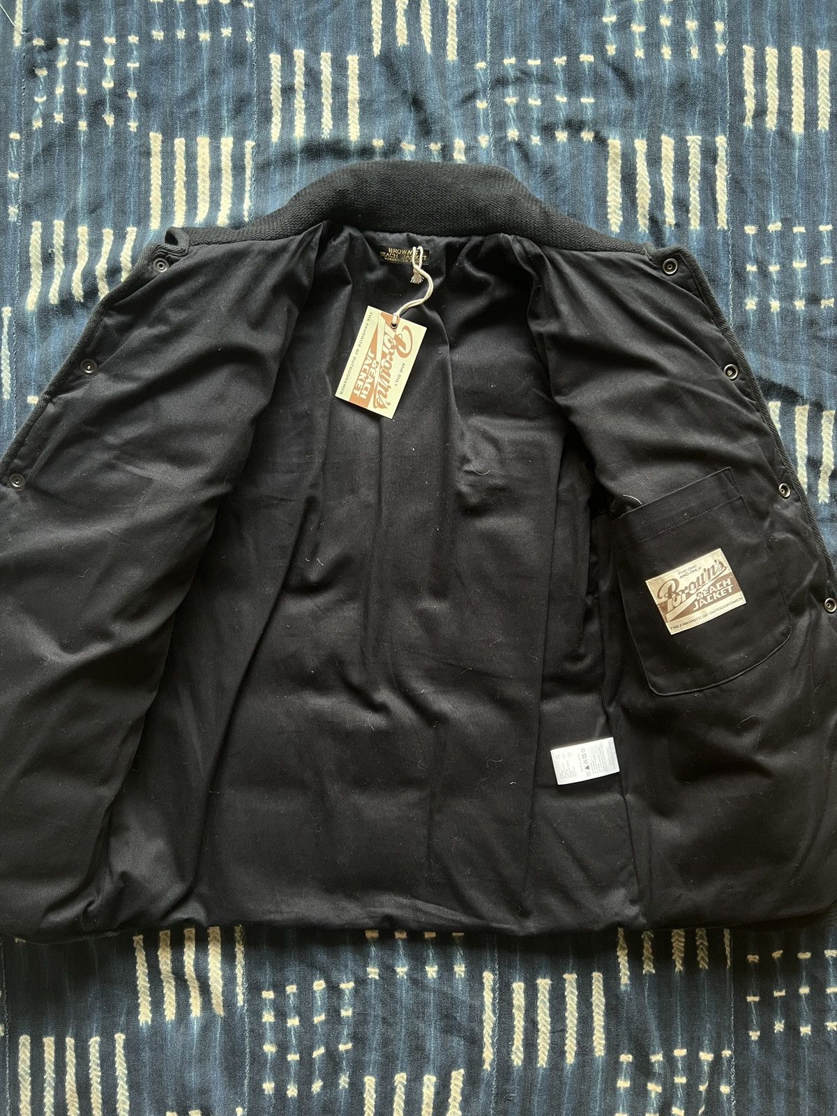 Brown's Beach Jacket Brown's Beach Wool Padded Duck Down Jacket At Last & Co Size US M / EU 48-50 / 2 - 9 Thumbnail