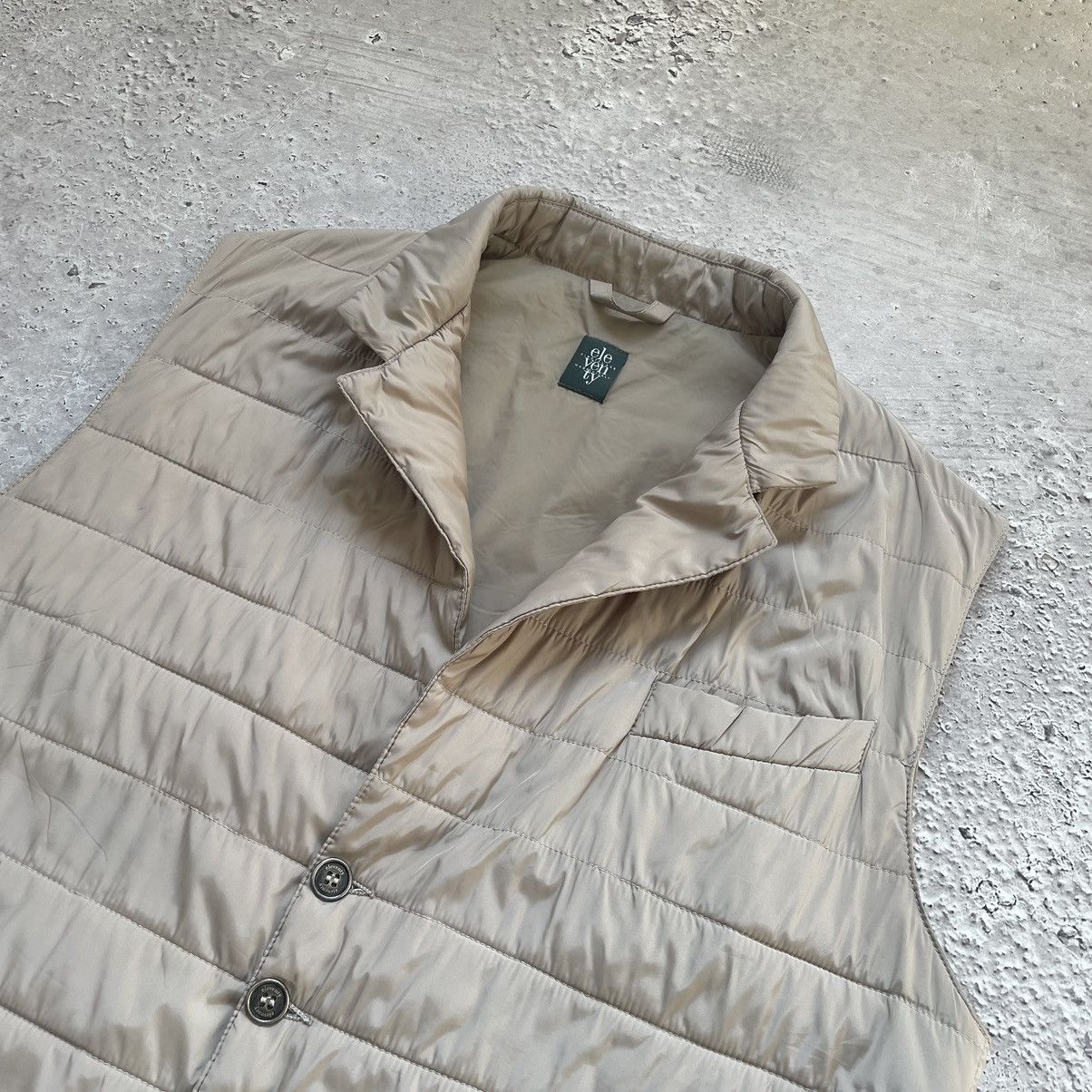 Eleventy Eleventy Mens Down Puffer Beige Vest Size US L / EU 52-54 / 3 - 11 Thumbnail