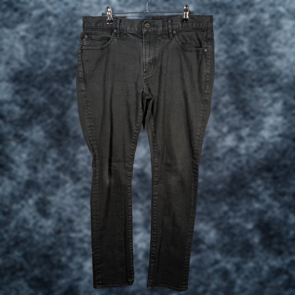 John Varvatos John Varvatos Mens Jeans Black Slim Fit Denim Size 33 Size US 33 - 1 Thumbnail