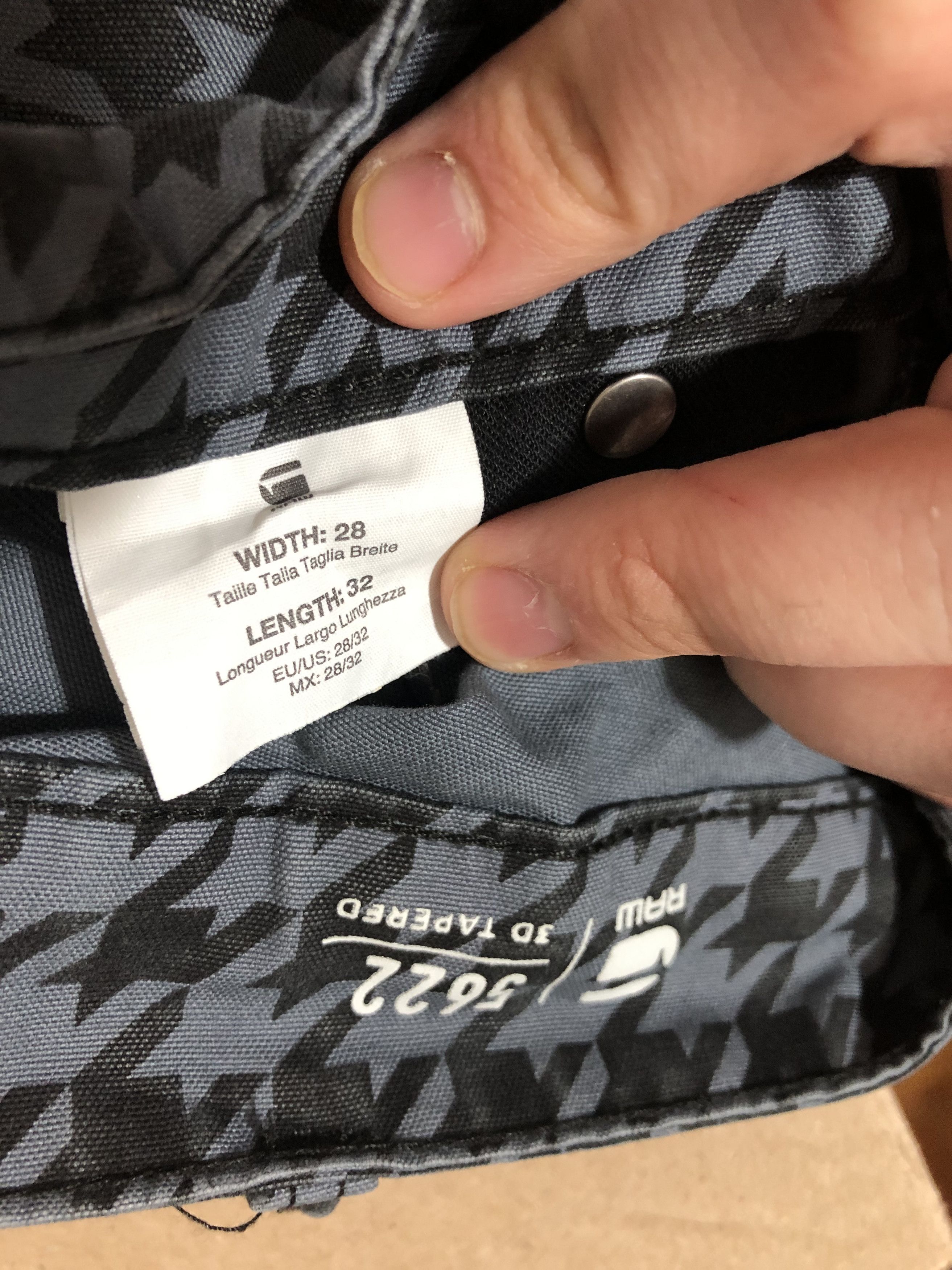 G-Star G-Star Raw 3D Tapered Jeans Pants size 28x32 Size US 28 / EU 44 - 9 Thumbnail