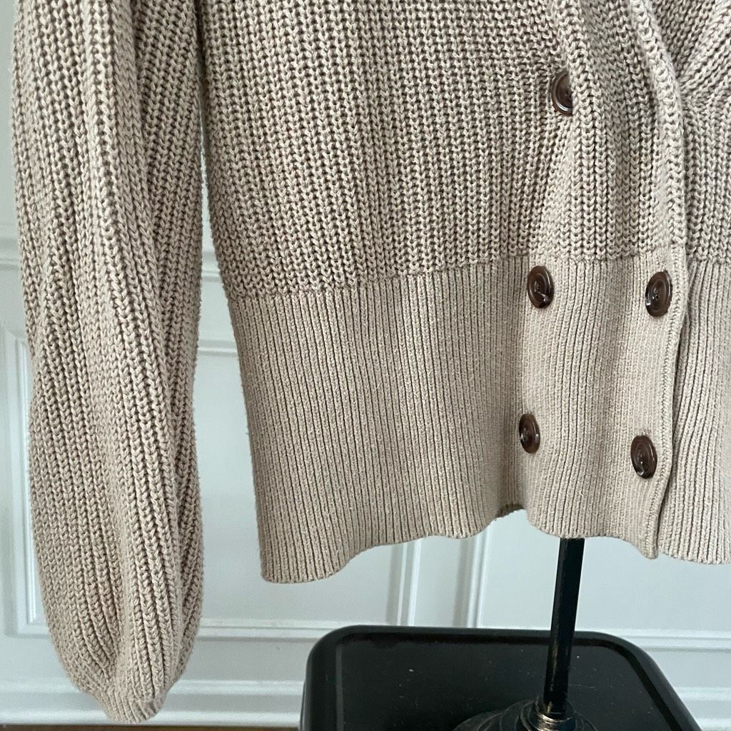 Other Billie The Label Madeleine Double Breasted Cardigan Sweater Size M / US 6-8 / IT 42-44 - 2 Thumbnail