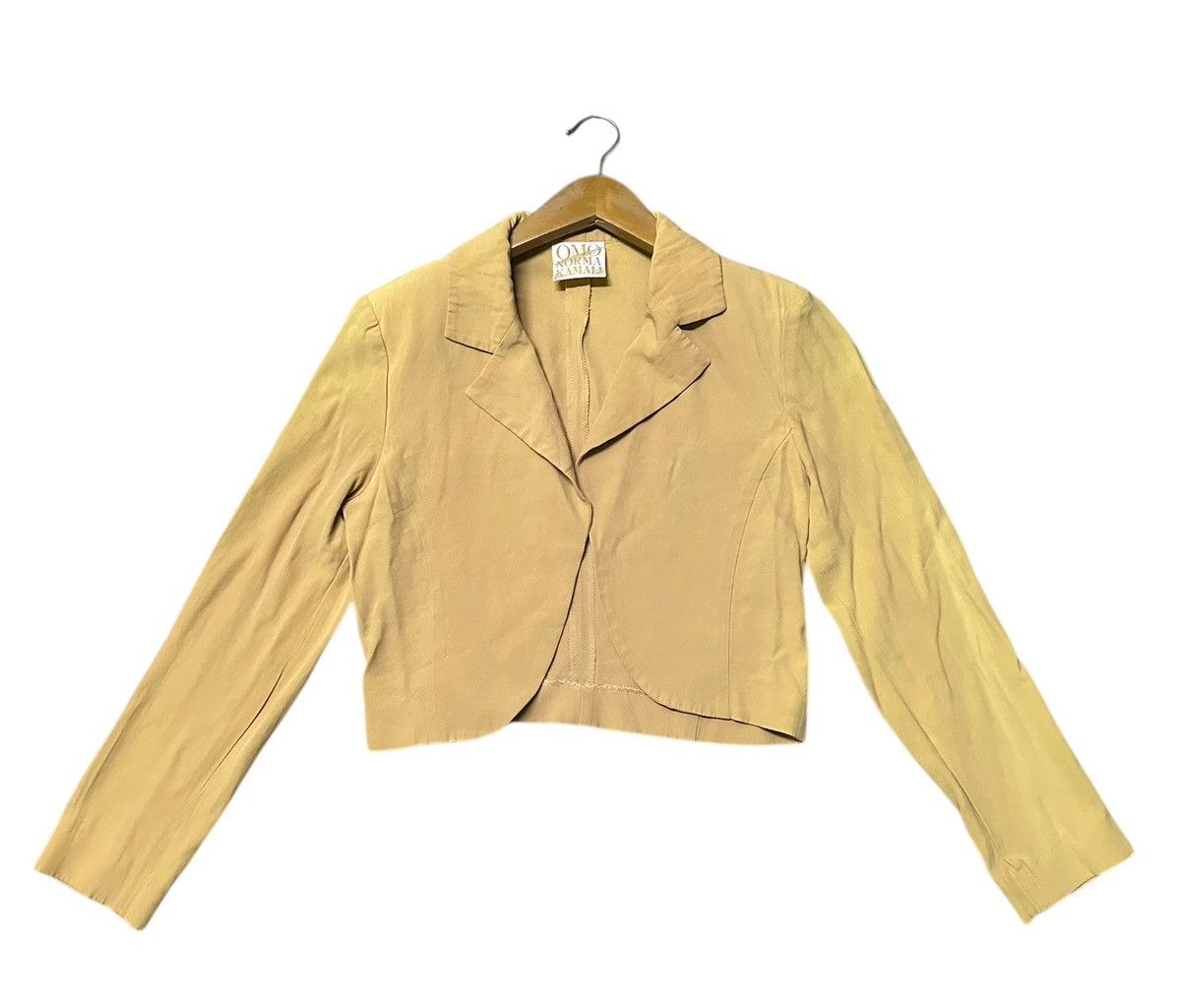 Norma Kamali Norma Kamali rayon cropped blazer Size S / US 4 / IT 40 - 5 Thumbnail