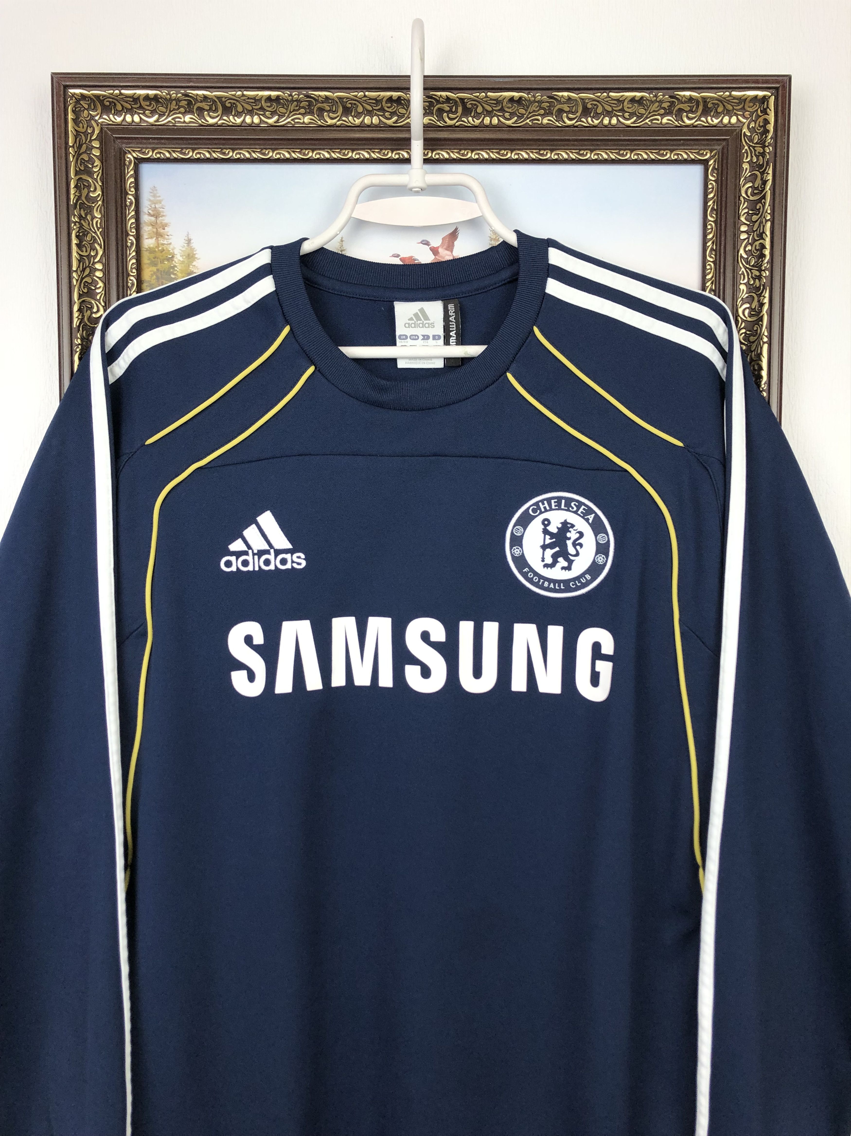 Adidas Vintage Adidas Chelsea Football Sweatshirt Soccer Track Top Size US M / EU 48-50 / 2 - 2 Thumbnail
