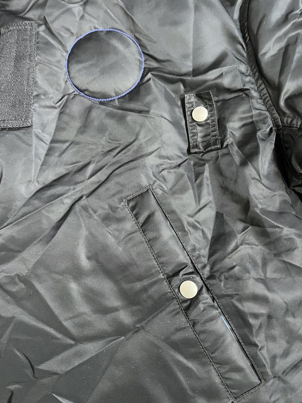H&M × Heron Preston H2 Heron Preston Men Polyamide Reversible Bomber Jacket Size US L / EU 52-54 / 3 - 21 Thumbnail