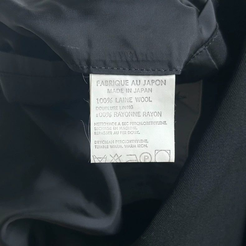 Yohji Yamamoto Yohji Yamamoto Yohji Yamamoto Black Wool Blazer Jacket Size US S / EU 44-46 / 1 - 7 Thumbnail