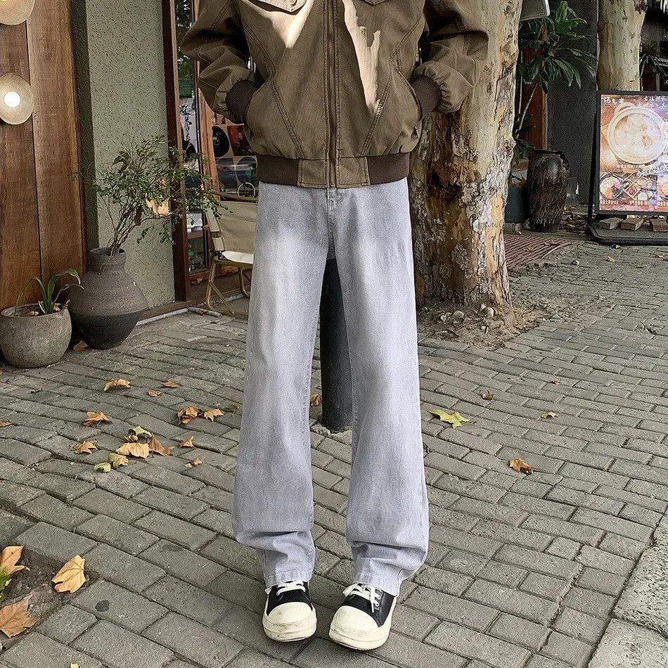 Japanese Brand × Jean Retro loose washed straight leg jeans Size US 32 / EU 48 - 6 Thumbnail
