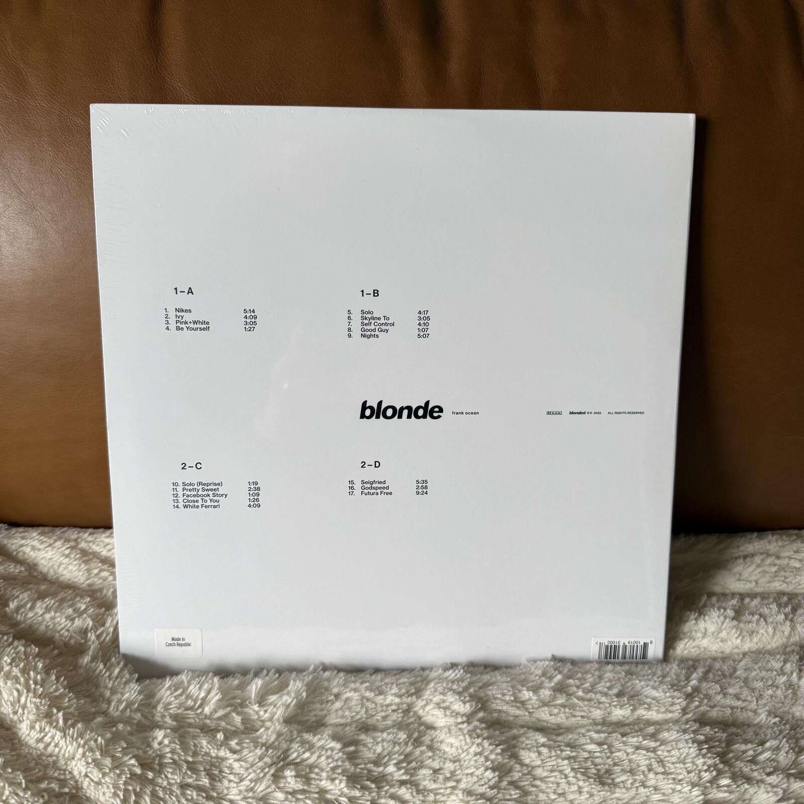 Other SEALED - Frank Ocean - Blonde 2x LP Vinyl w/ Poster Size ONE SIZE - 2 Thumbnail