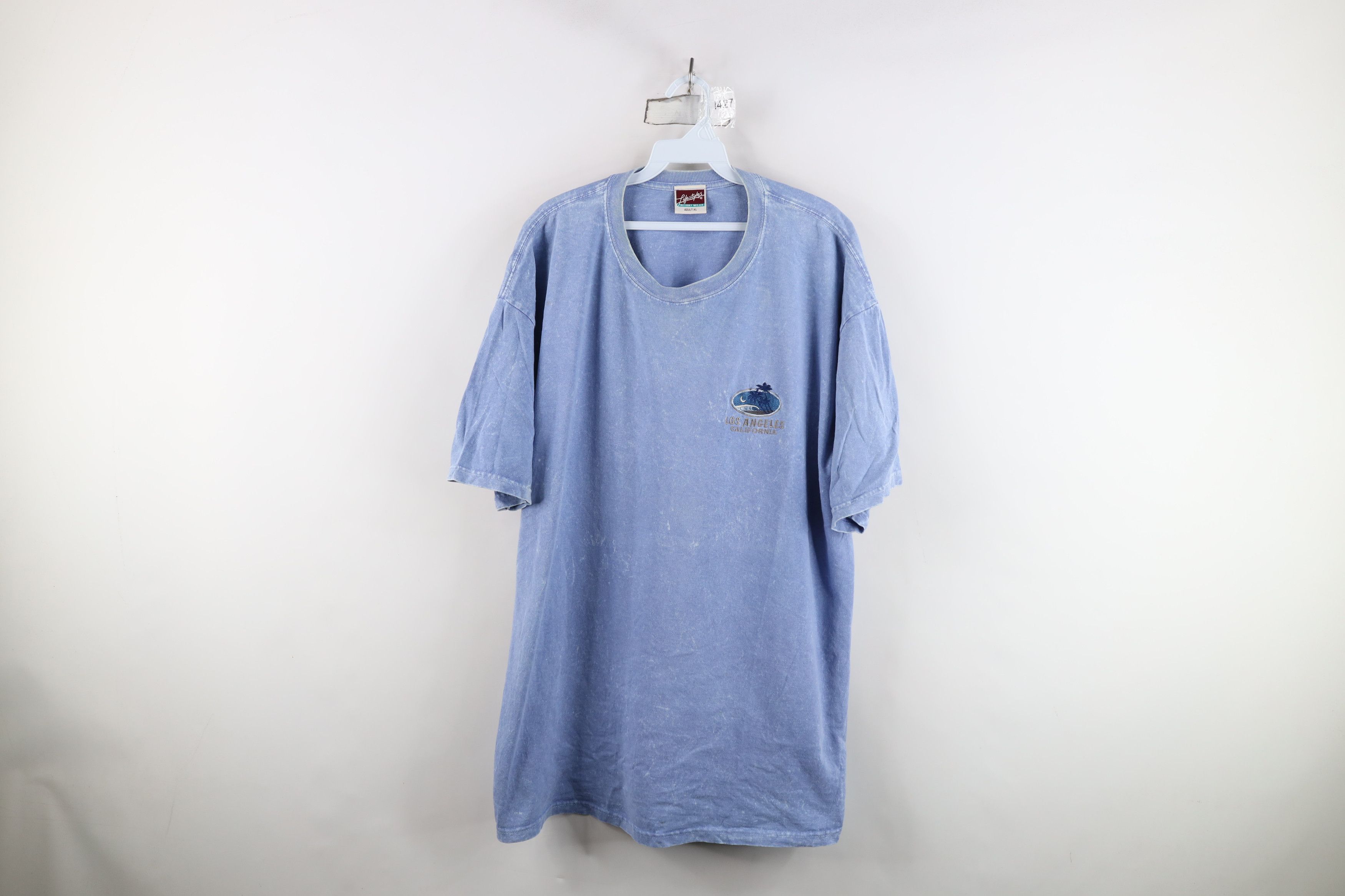 Vintage Vintage 90s Streetwear Los Angeles California T-Shirt USA Size US XL / EU 56 / 4 - 1 Thumbnail