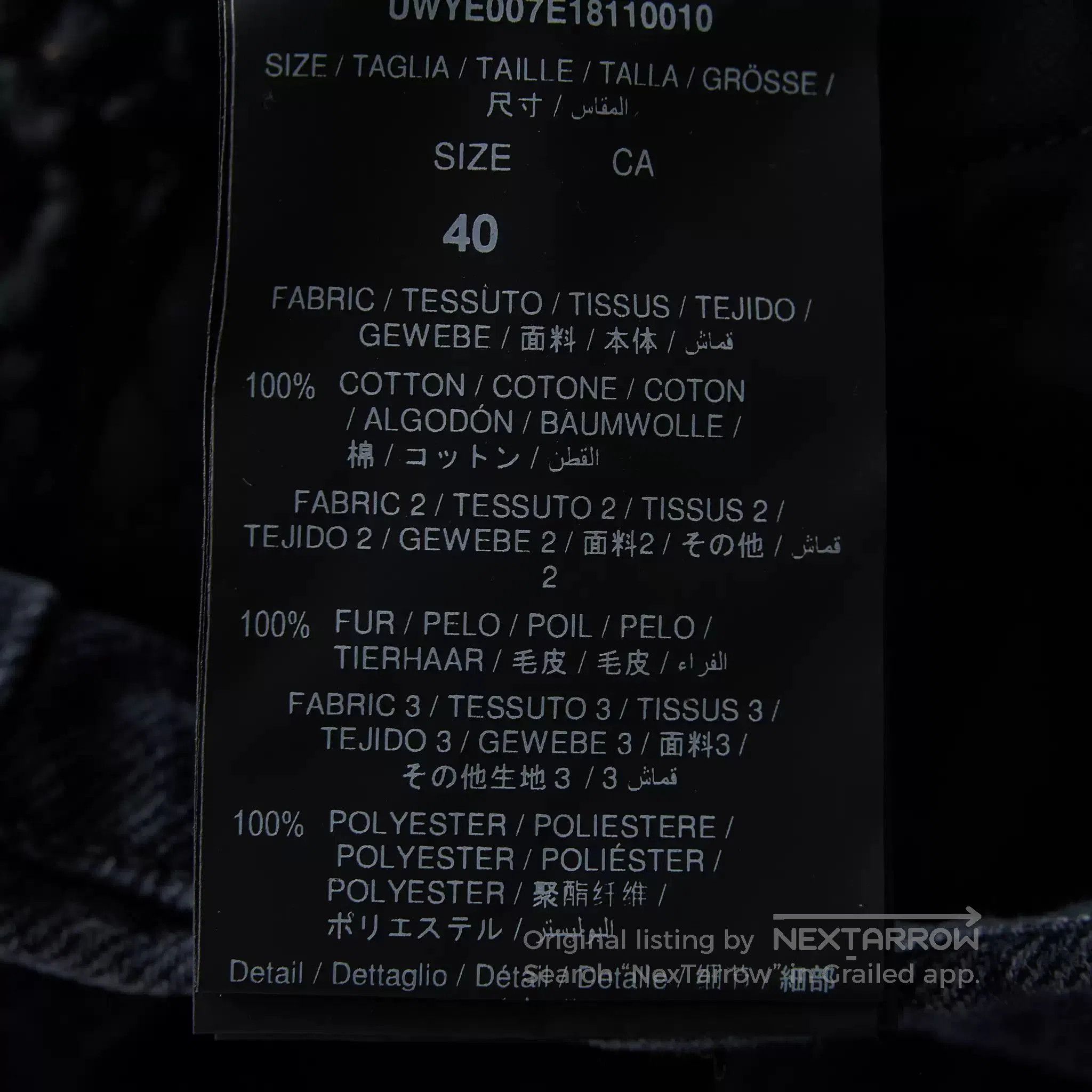Ben Taverniti Unravel Project Unravel Project Asymmetrical Black Denim Jacket. Size M / US 6-8 / IT 42-44 - 6 Thumbnail