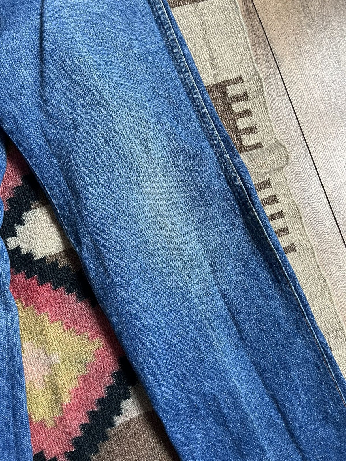 Wrangler Vintage 80s Wrangler Blue Washed Faded Jeans Size 33 Size US 33 - 10 Thumbnail
