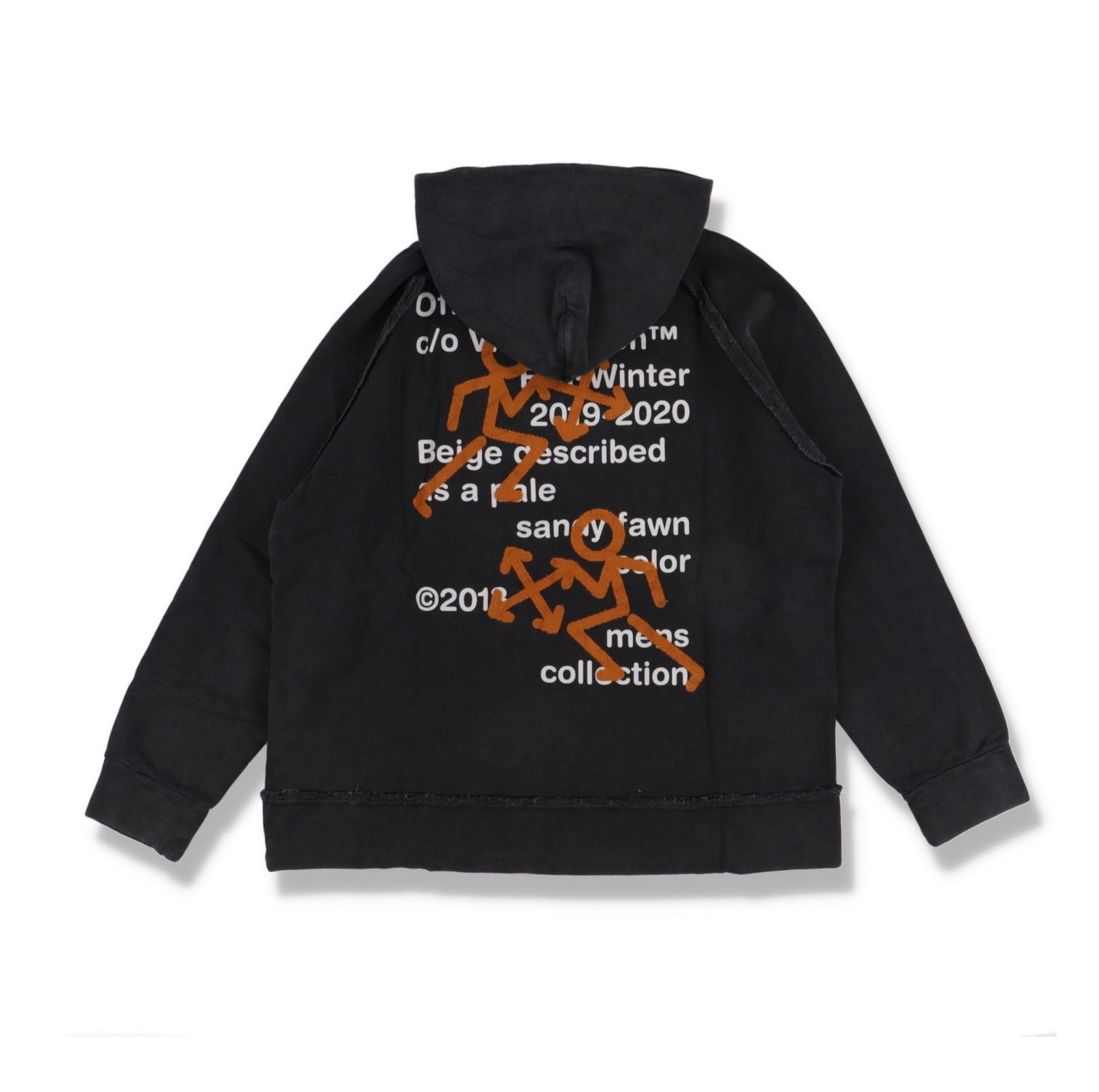 Off-White Washed Black Pictogram Incompiuto Oversized Logo Hoodie Size M / US 6-8 / IT 42-44 - 9 Thumbnail