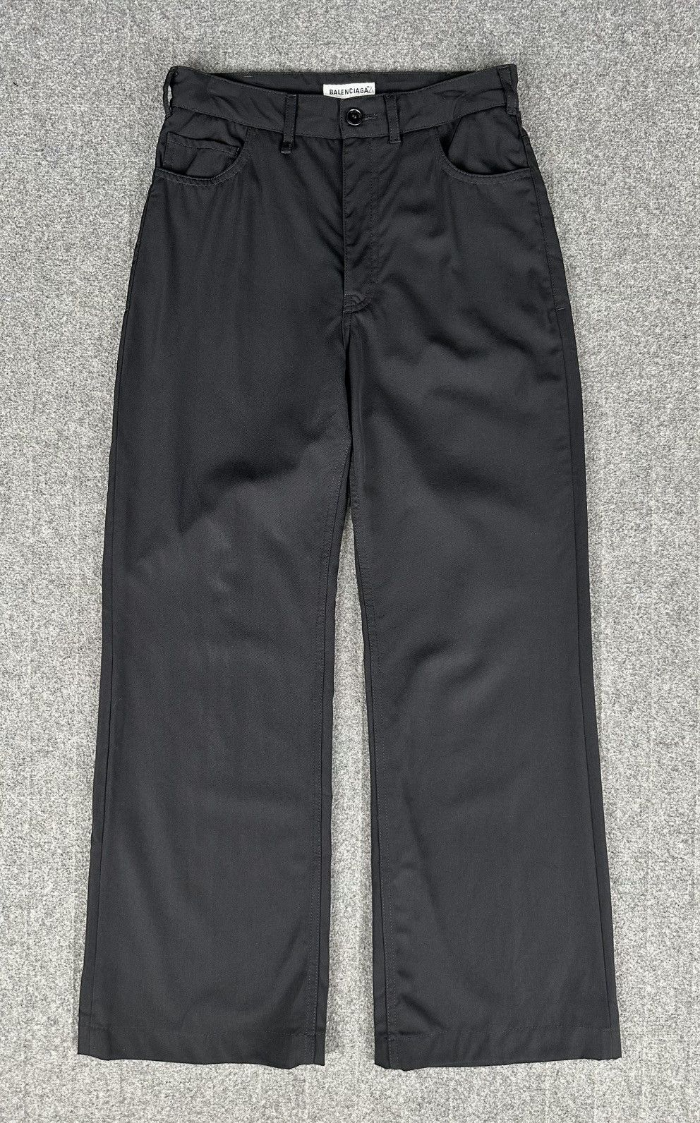 Balenciaga Balenciaga - F/W21 Classic Wide Leg Wool Trouser Size 29" - 1 Thumbnail