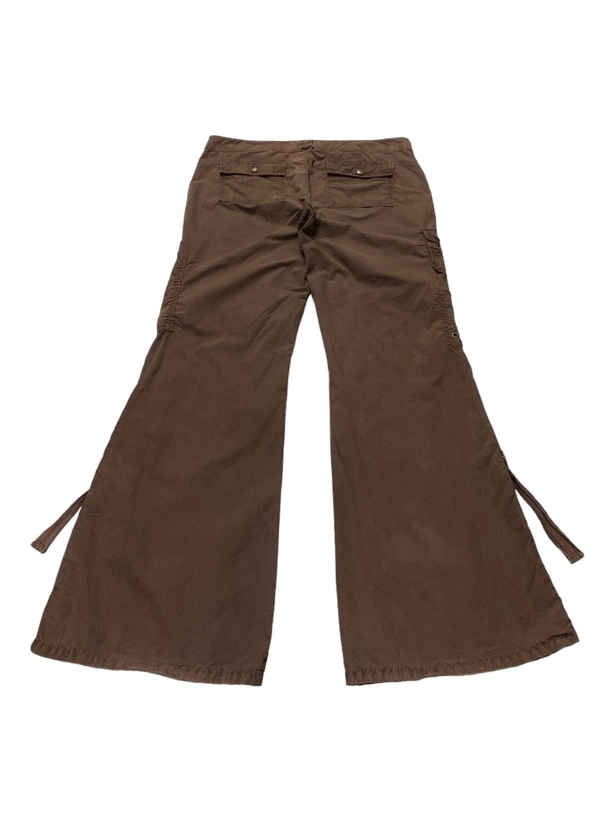 Guess × Vintage Vintage Guess Flared Brown Cargo Pants Size US 33 - 9 Thumbnail
