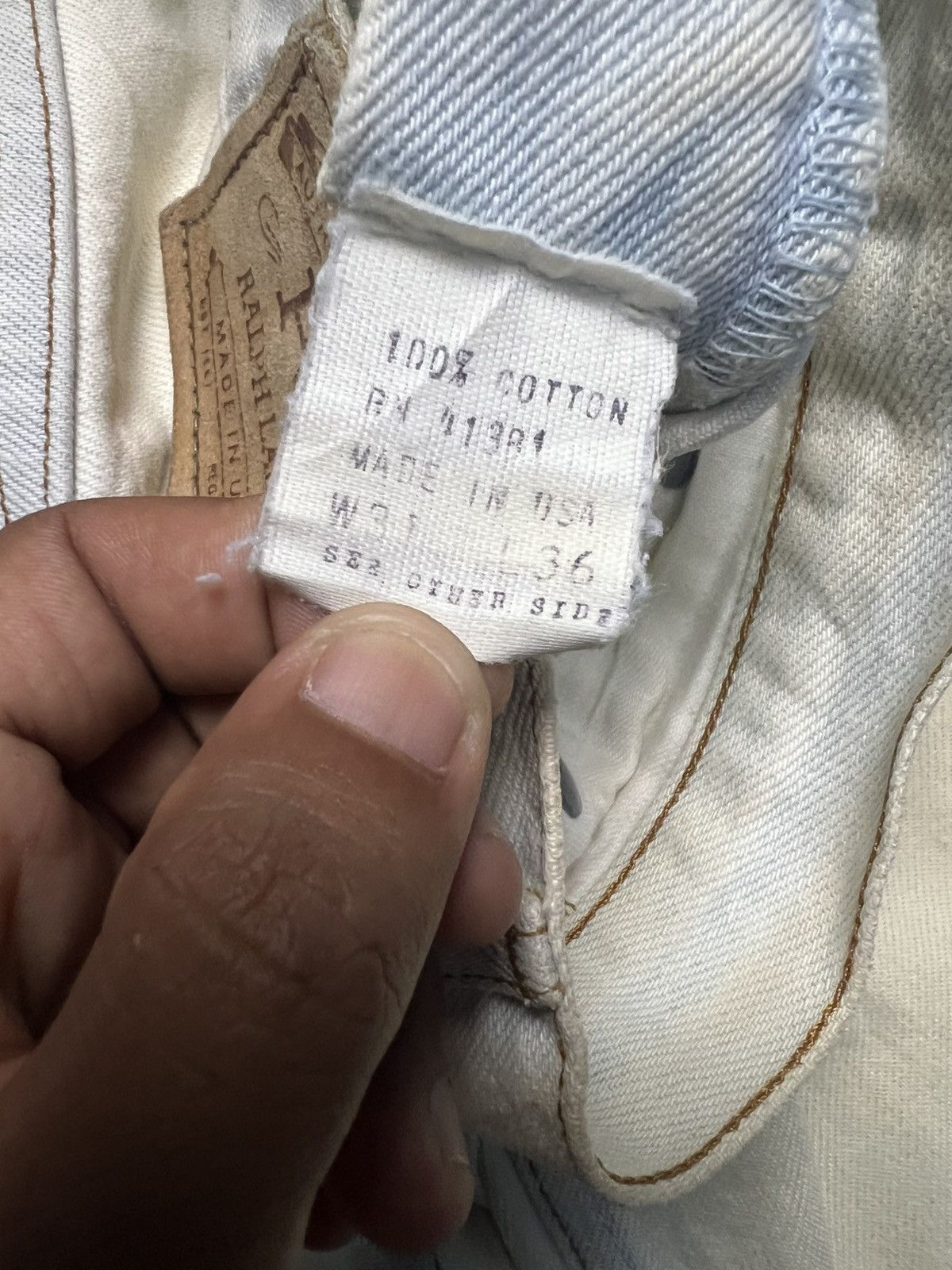 Polo Ralph Lauren Polo Ralph Lauren Denim Jeans Made in USA 90s Style (43) Size US 31 - 9 Thumbnail