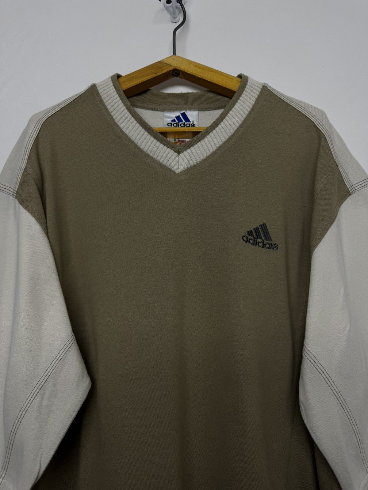 Adidas Vintage Adidas Logo T-Shirt 90’s Size US L / EU 52-54 / 3 - 2 Thumbnail