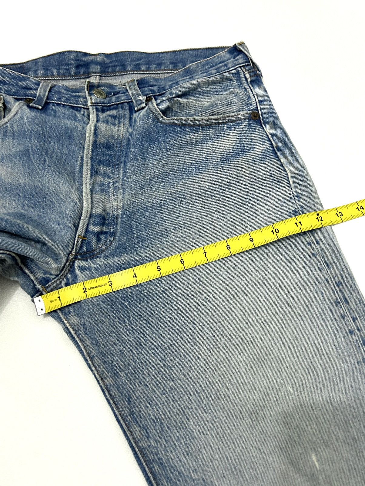 Levi's × Levi's Vintage Clothing 80s Vintage Levis 501 #522 Distressed Jeans Size US 31 - 16 Thumbnail