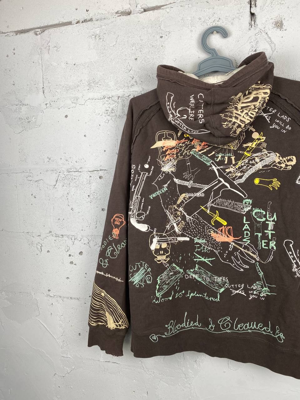 Vintage Zip Hoodie Artful Dodger Y2K Rap HIp Hop Skate